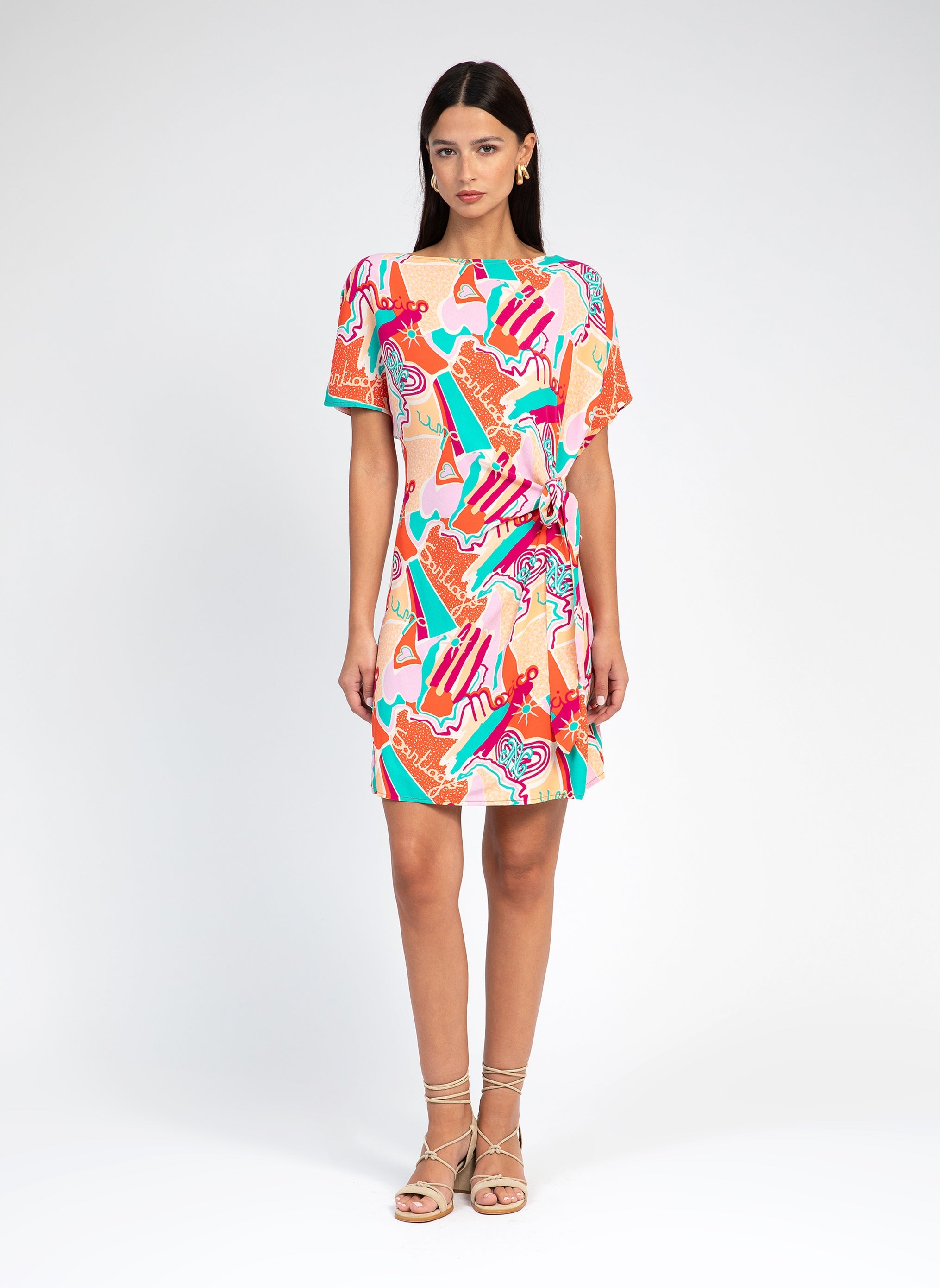 MELOVIE SHORT DRESS bastia red