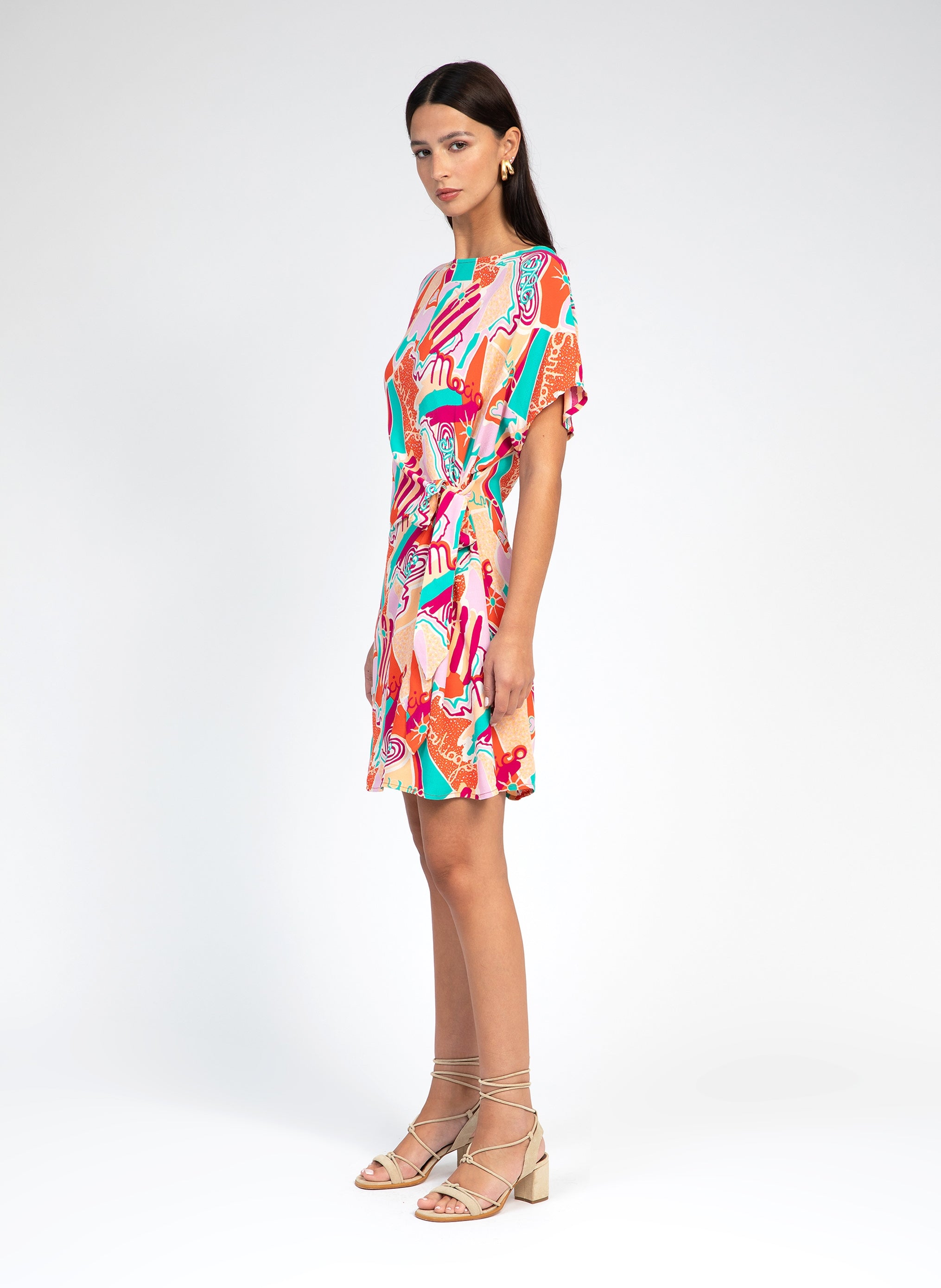 MELOVIE SHORT DRESS bastia red