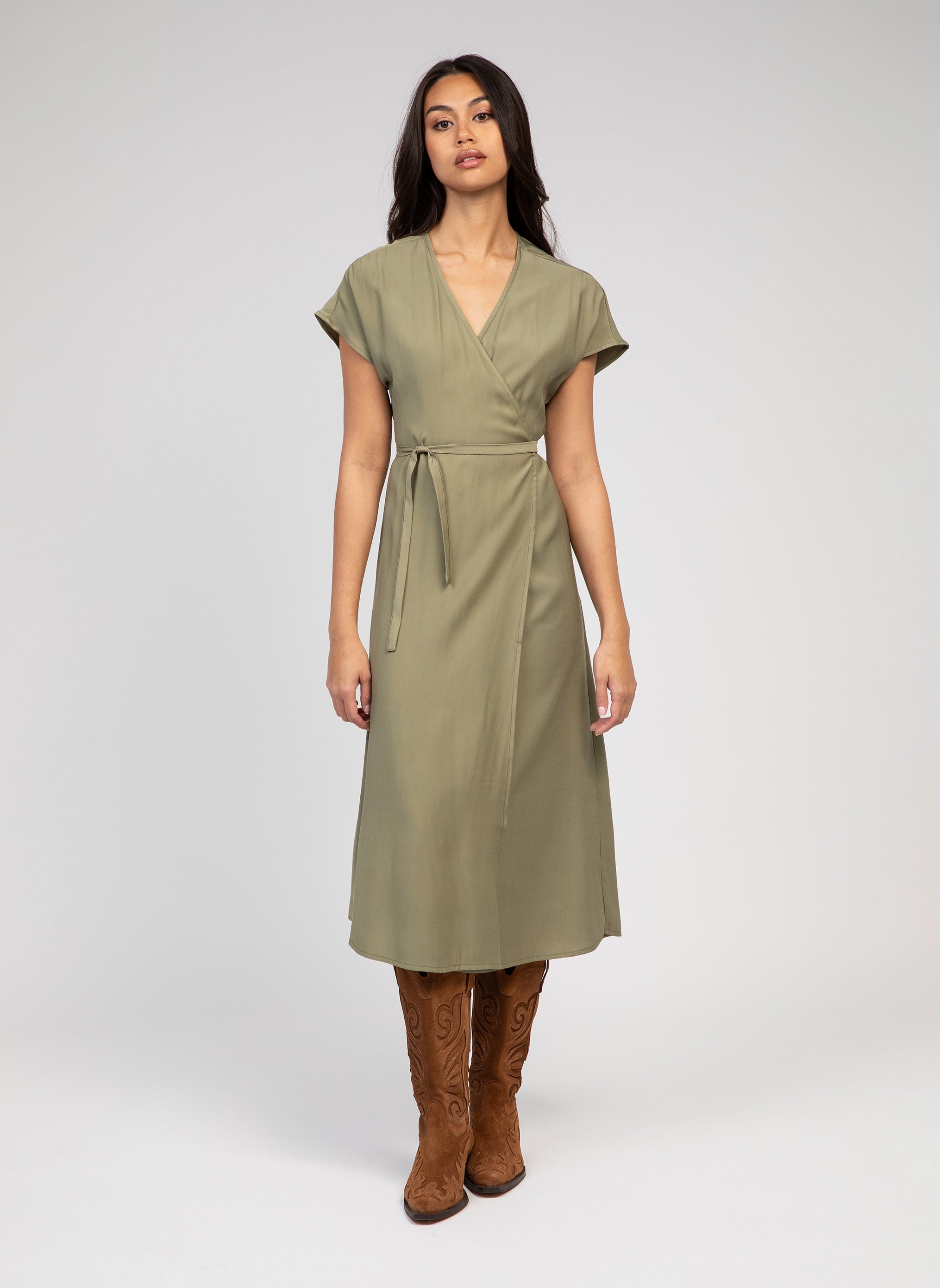 MIKIMA military LONG DRESS