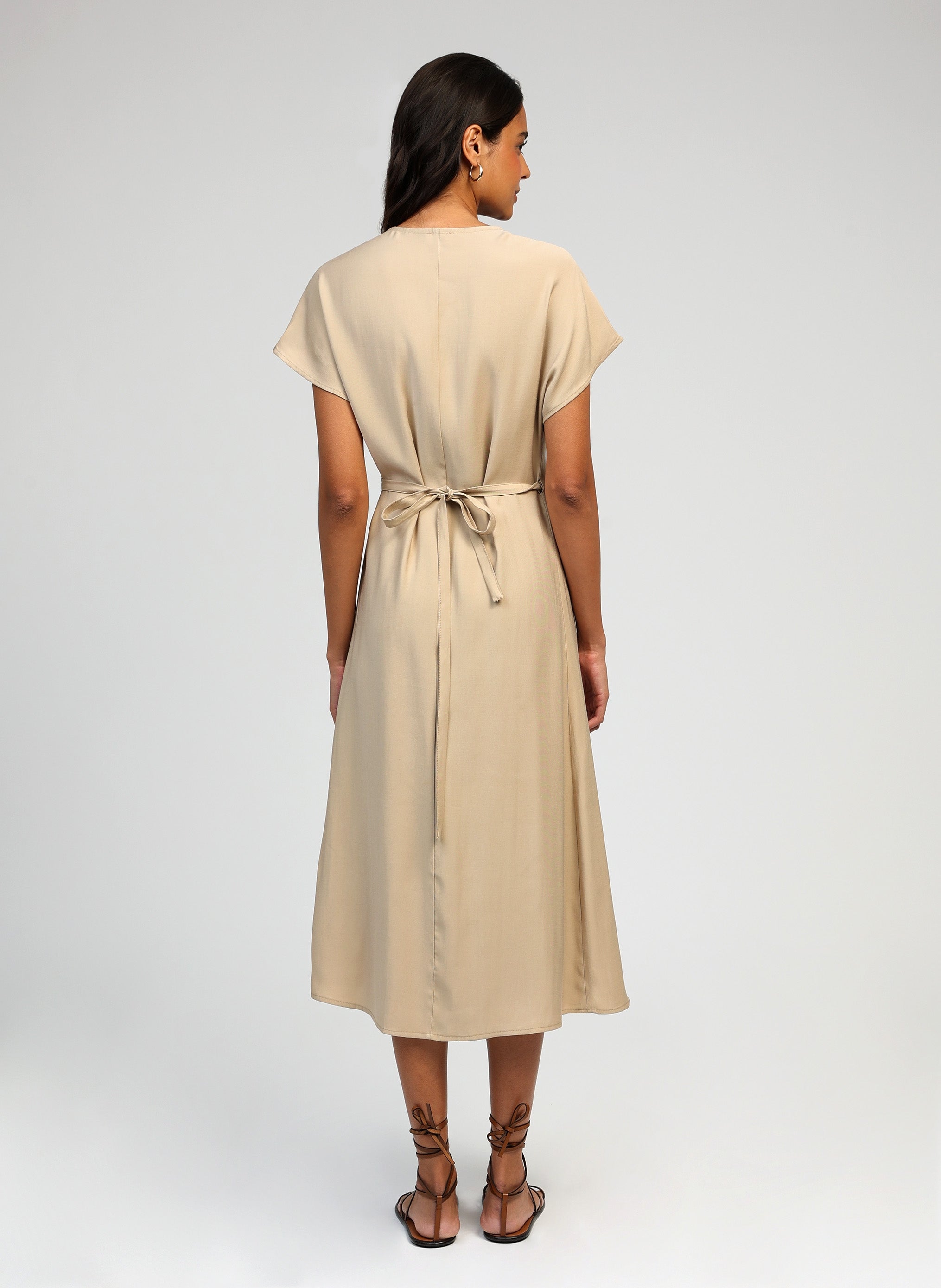 ROBE LONGUE MIKIMA beige