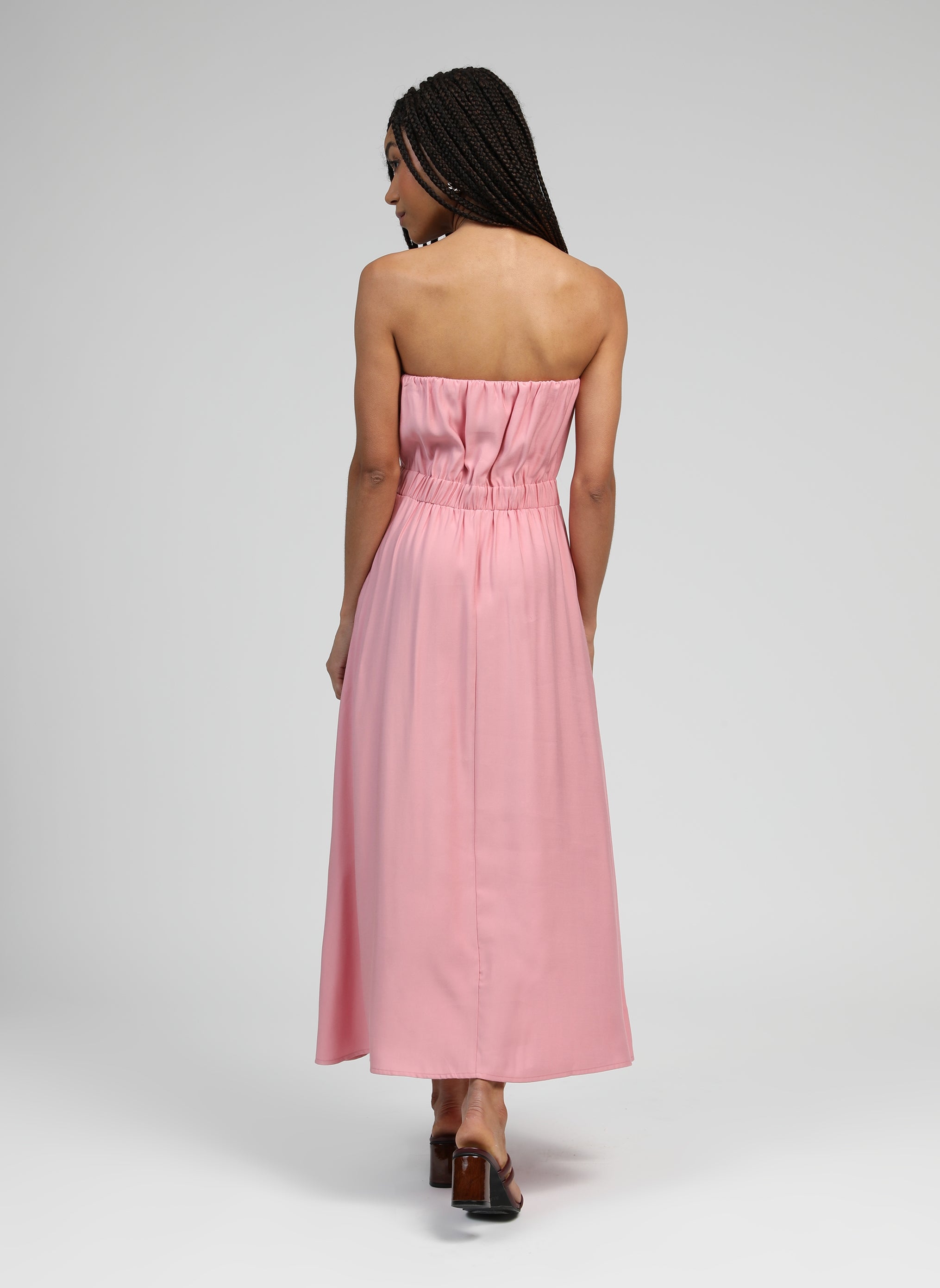 pink MILIKA LONG DRESS