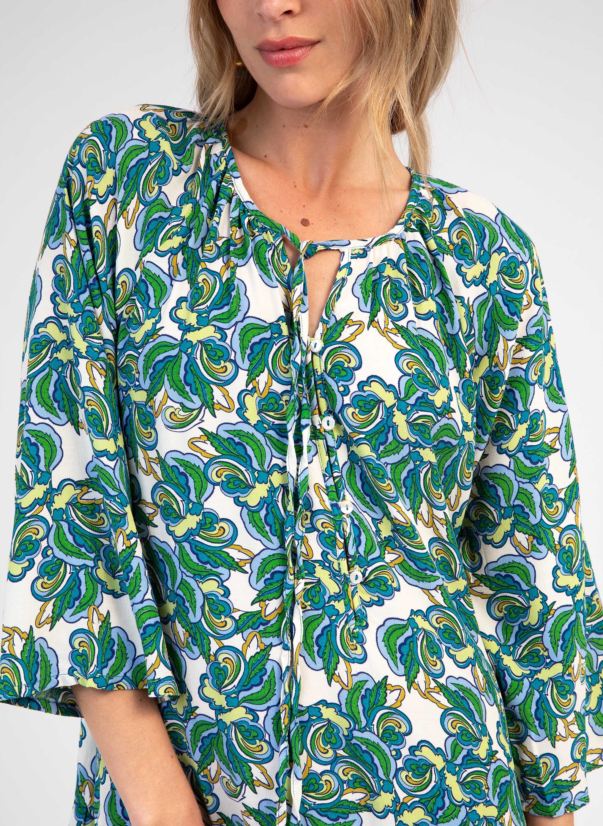 MILONA beatrice SHORT DRESS turquoise