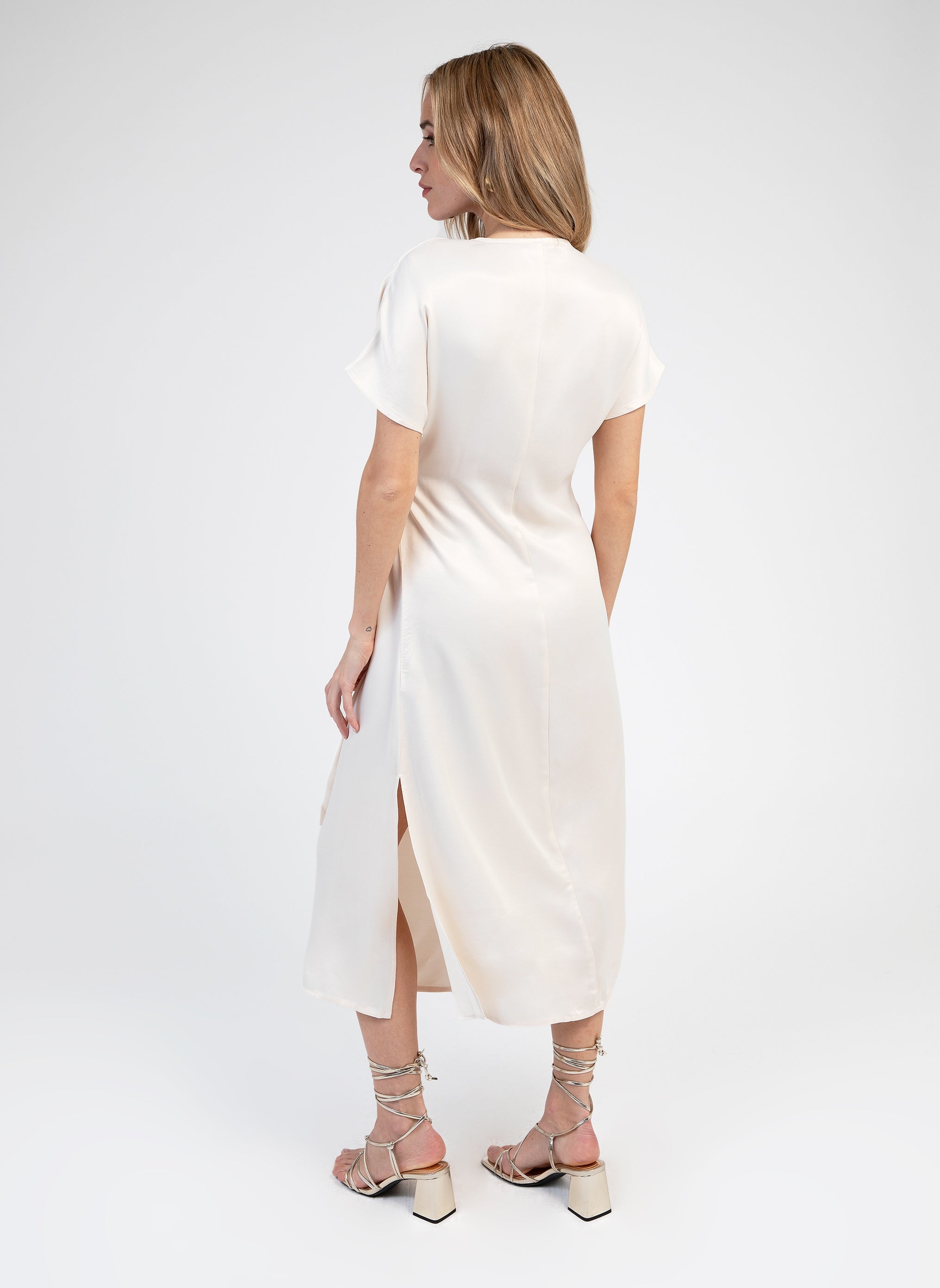 ROBE MIDI MITCH off white