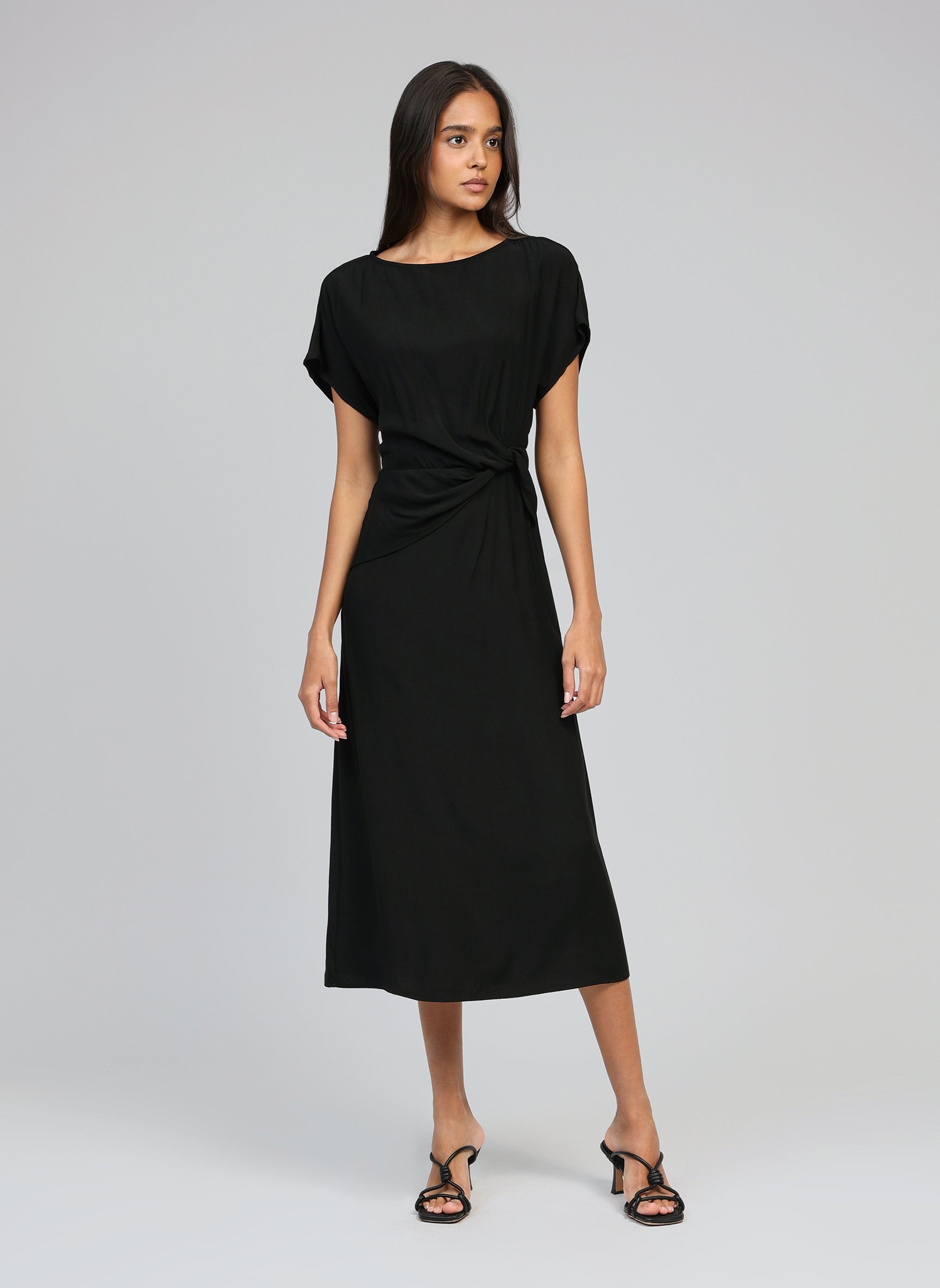 ROBE MIDI MOAVIL noir