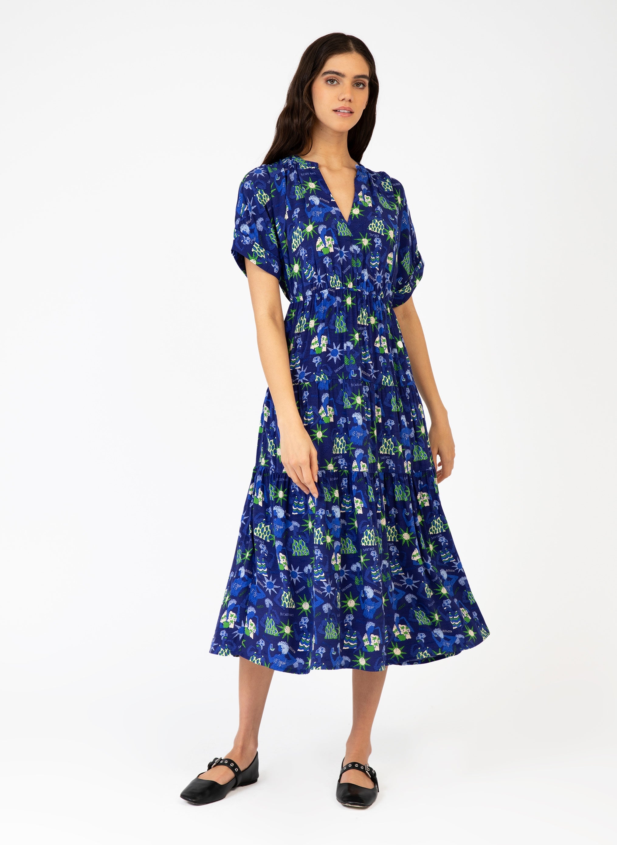 MOTY MIDI DRESS floria roi