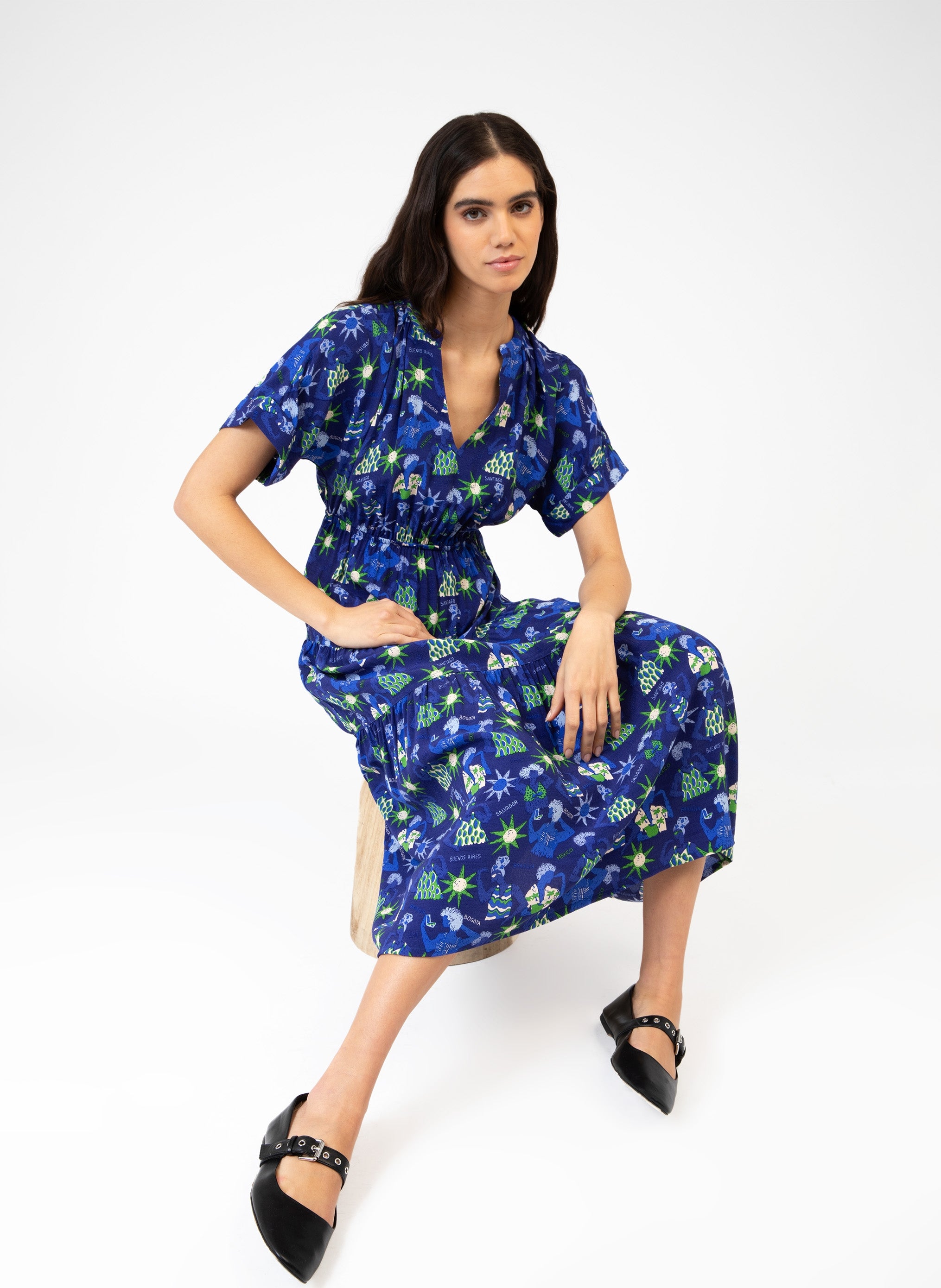 ROBE MIDI MOTY floria roi