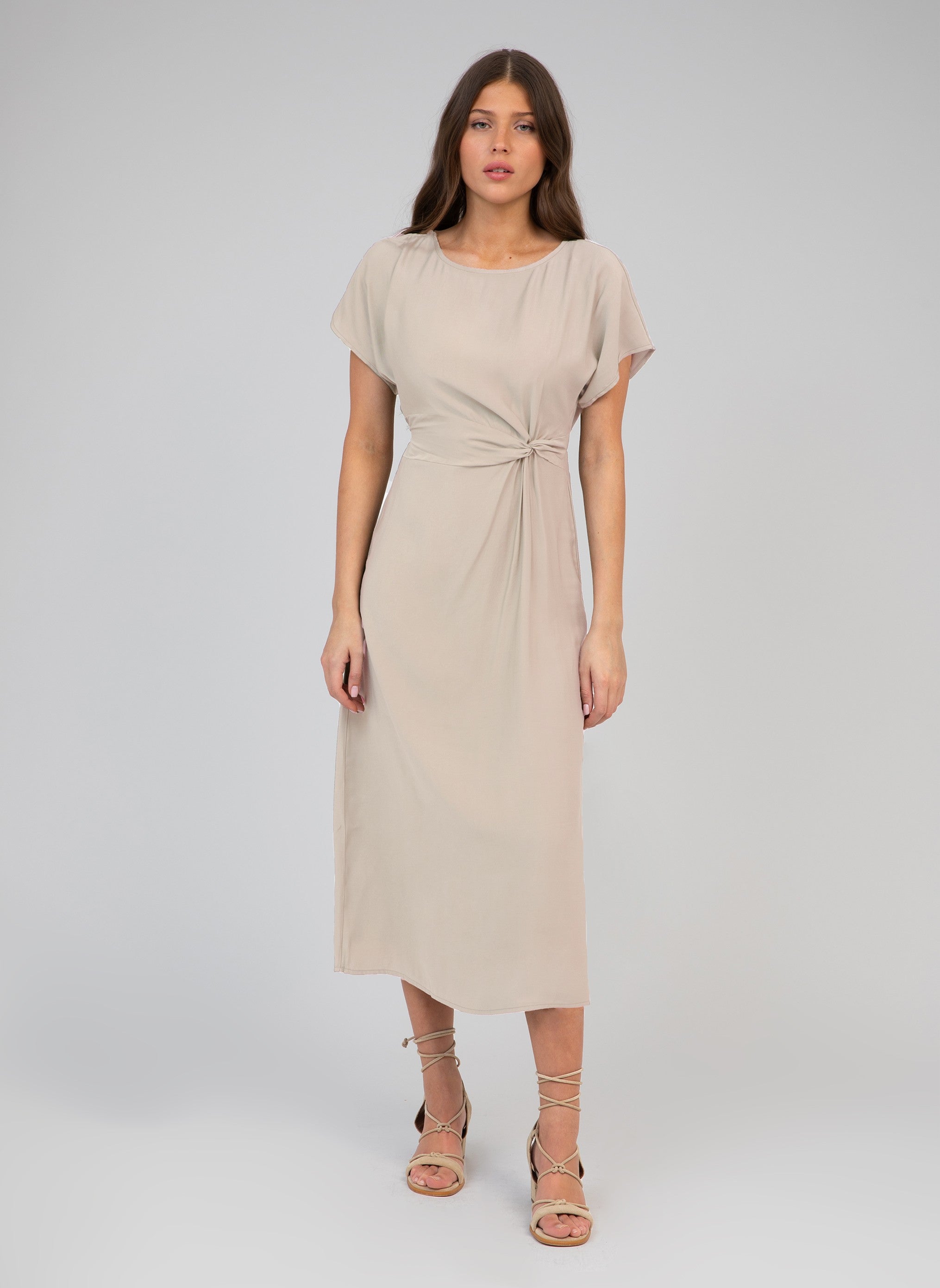 ROBE MIDI MOUNDY corail