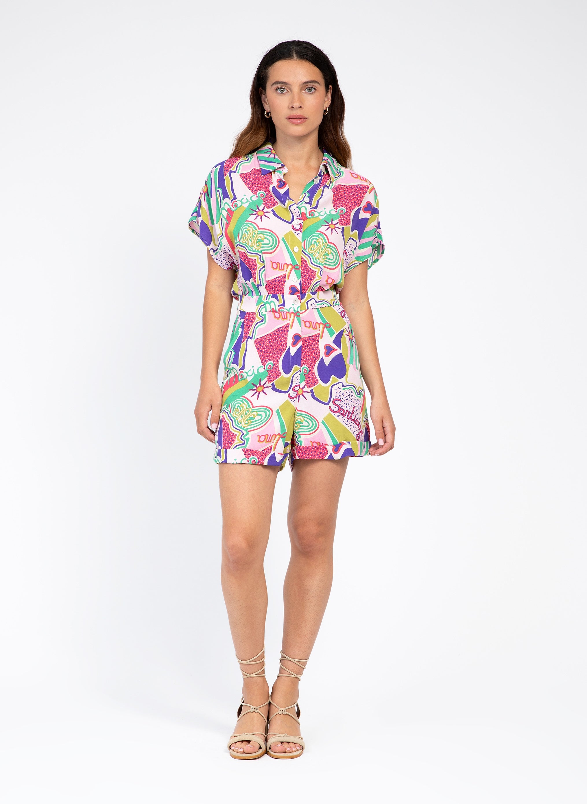 MUCILY COMBINATION suit bastia purple