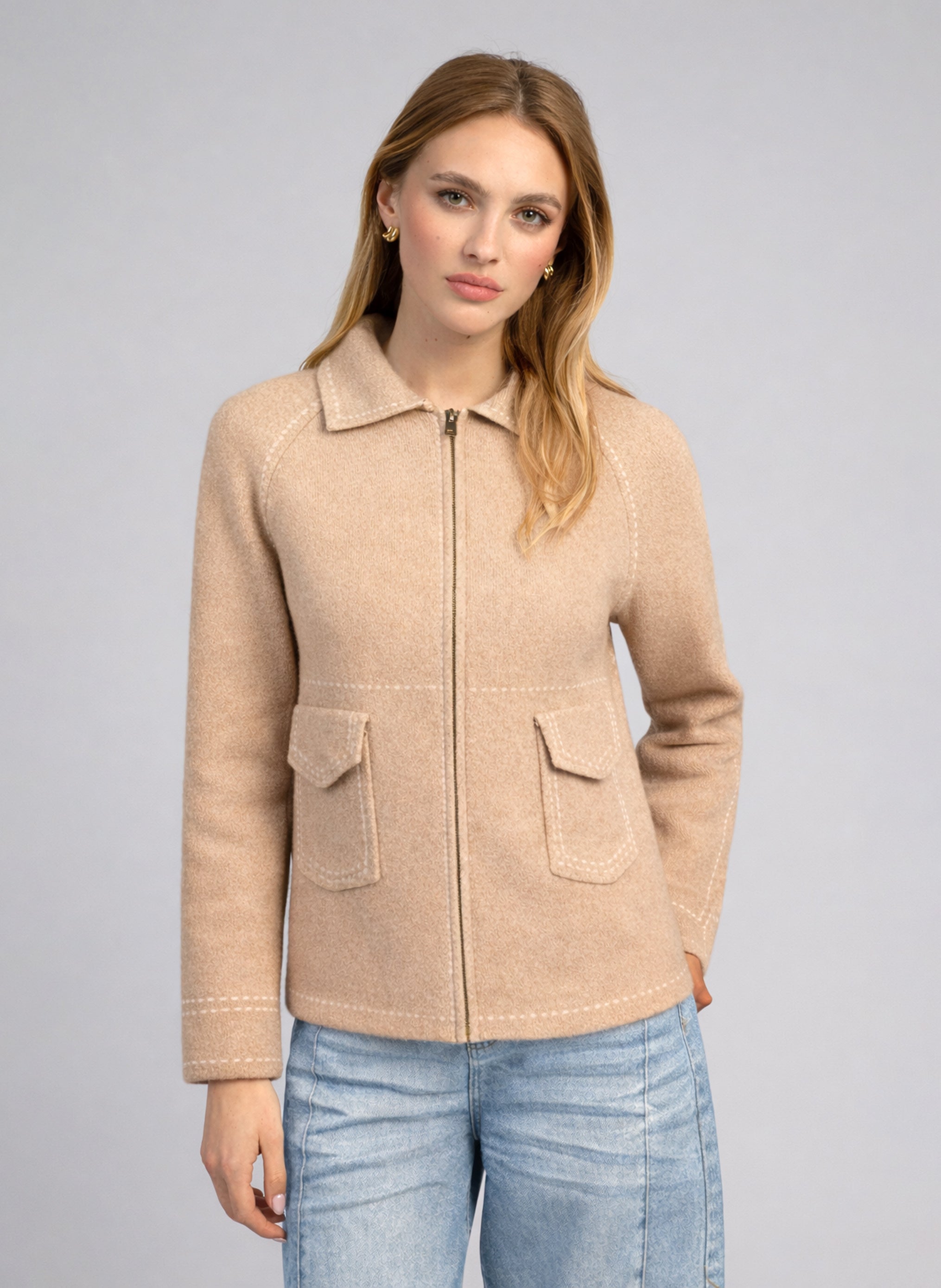 GILET NIBA beige