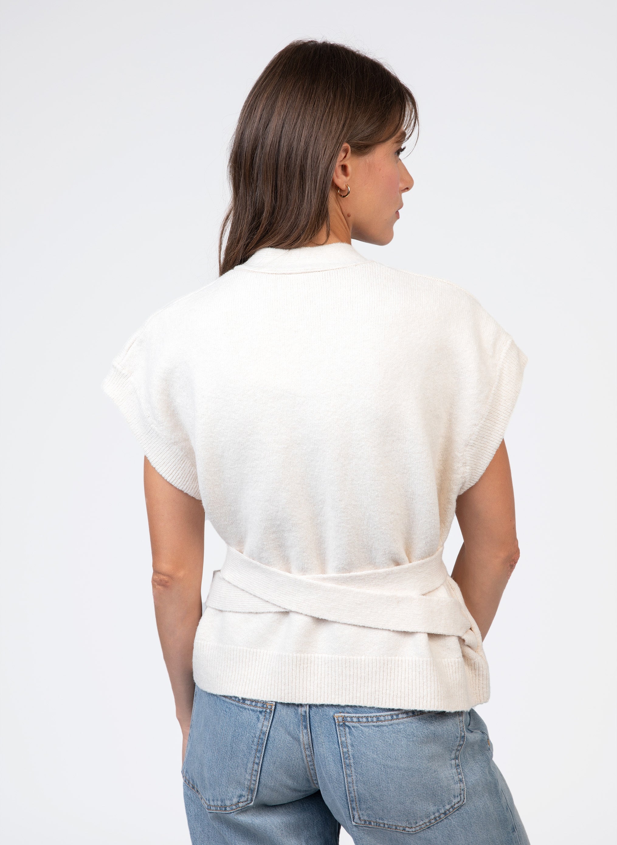 CARDIGAN NIKANDRA ecru