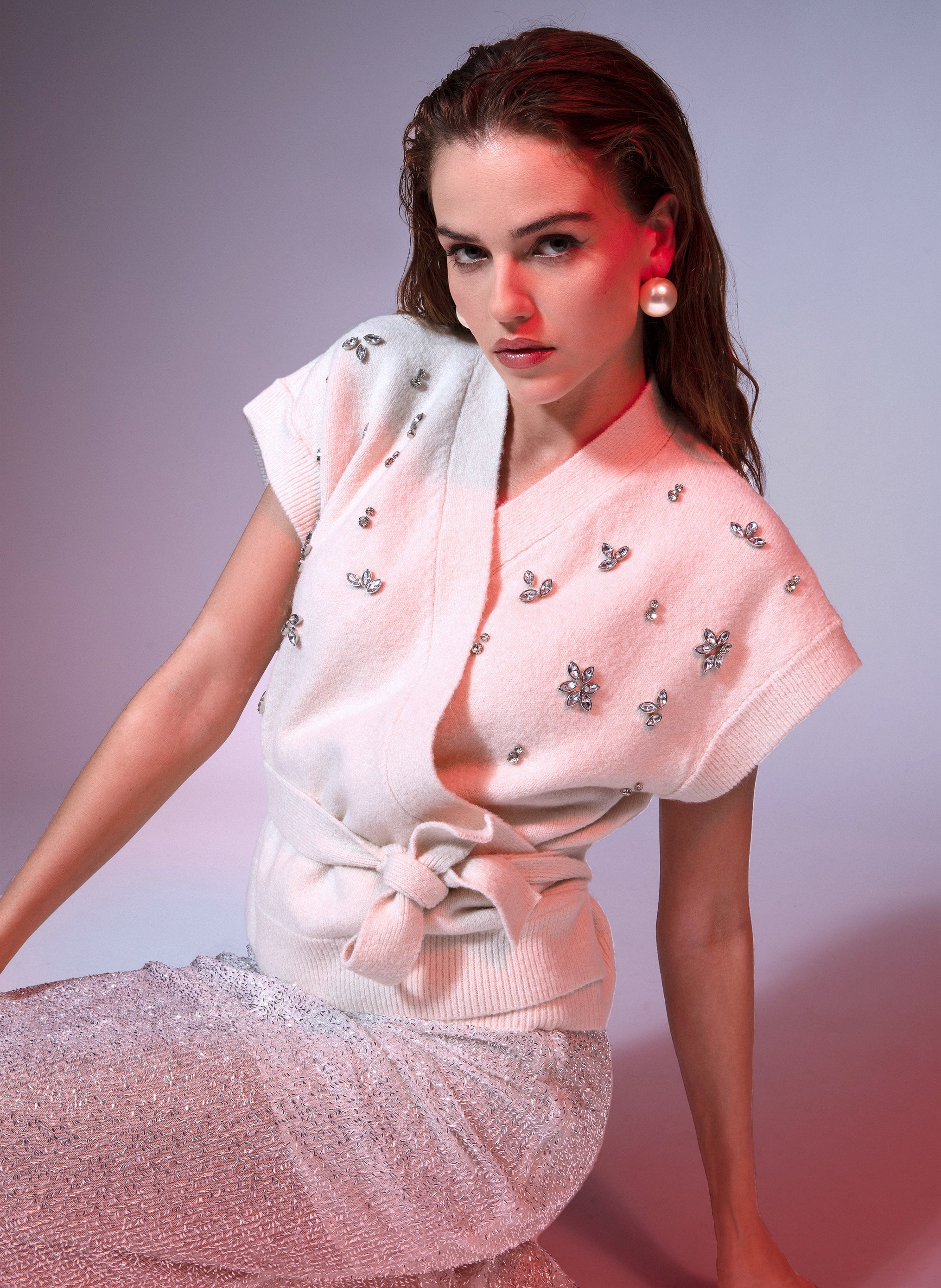 CARDIGAN NIKANDRA ecru