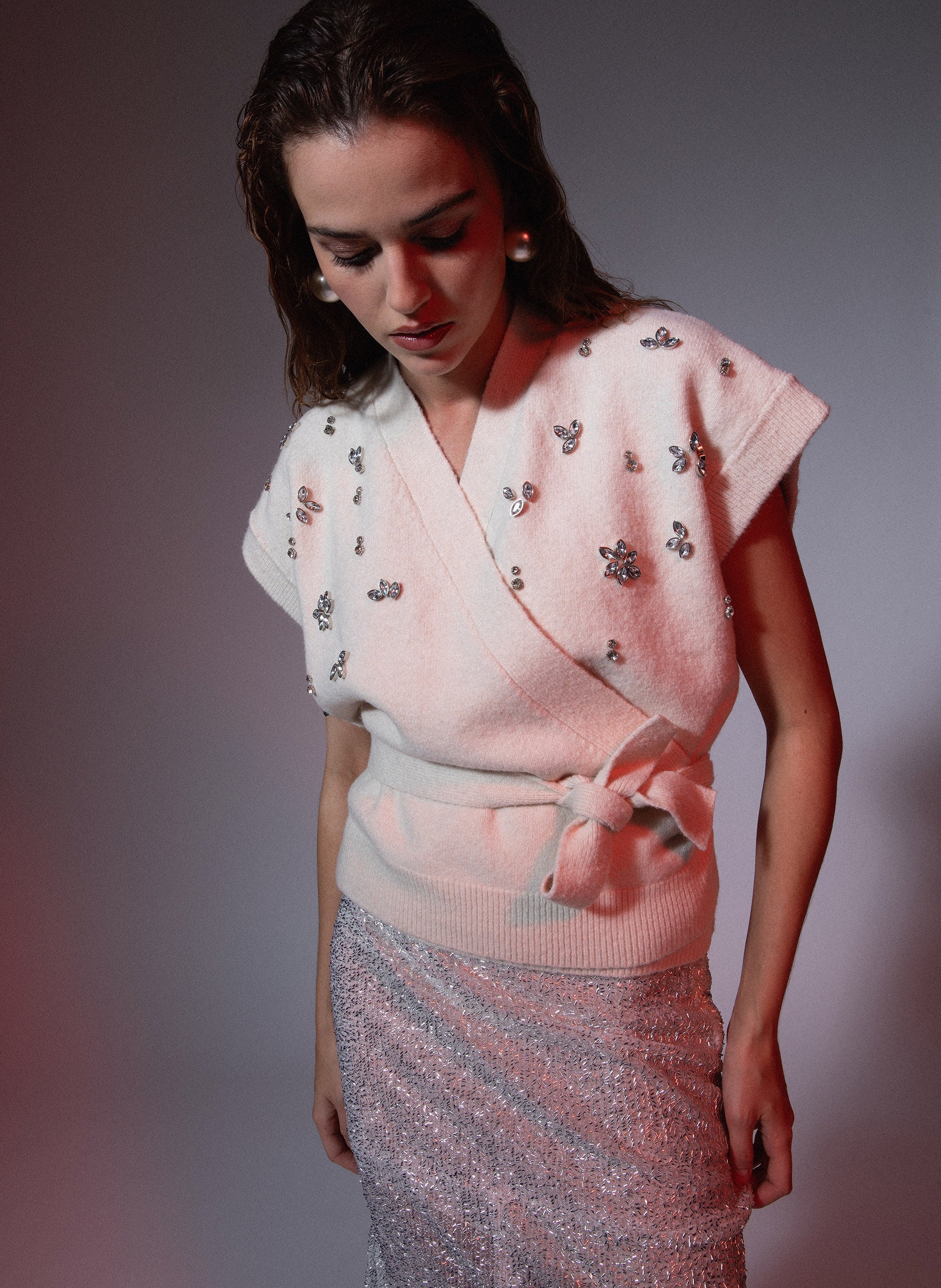 CARDIGAN NIKANDRA ecru