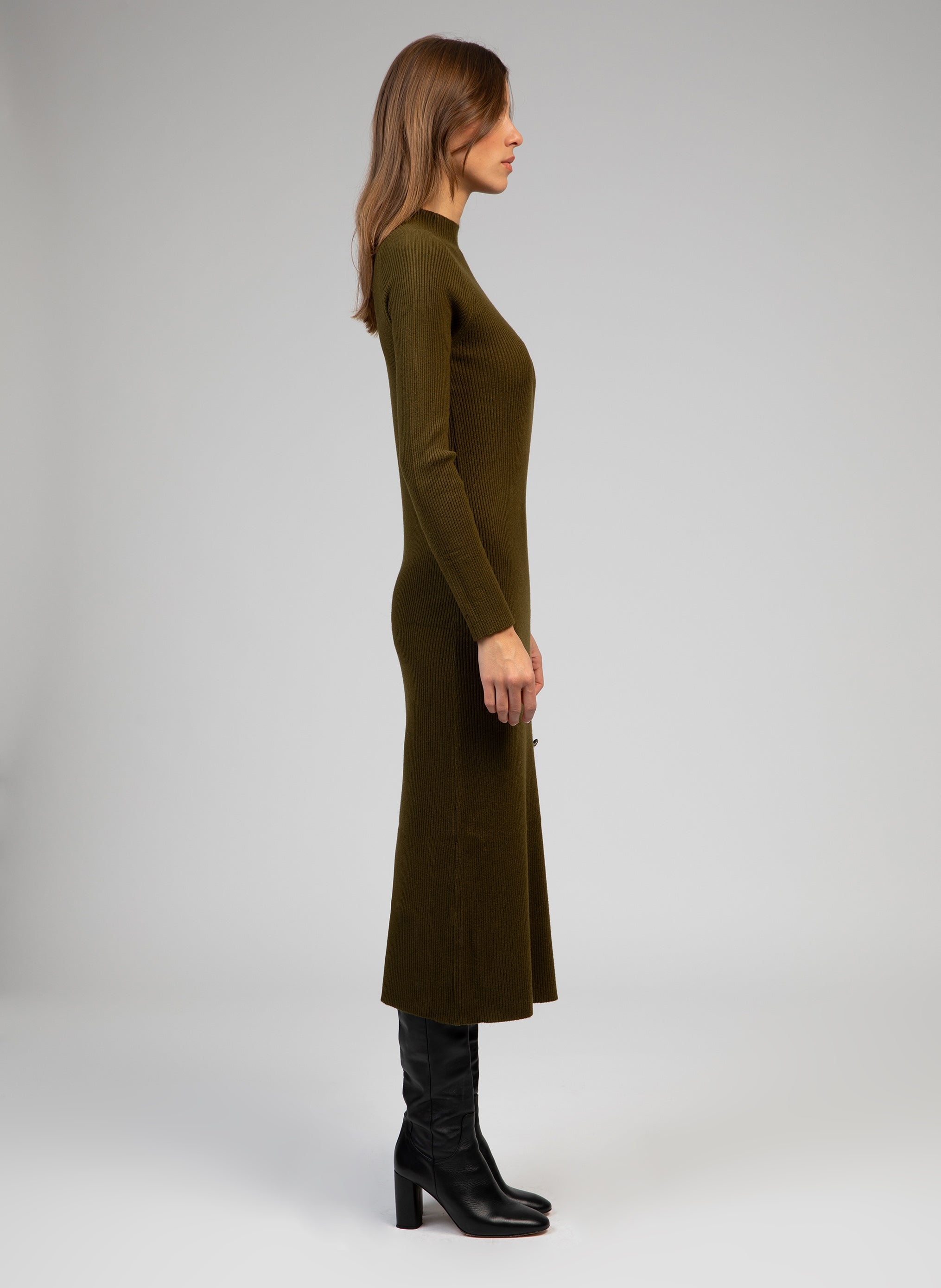 NIRMALA MIDI DRESS bronze