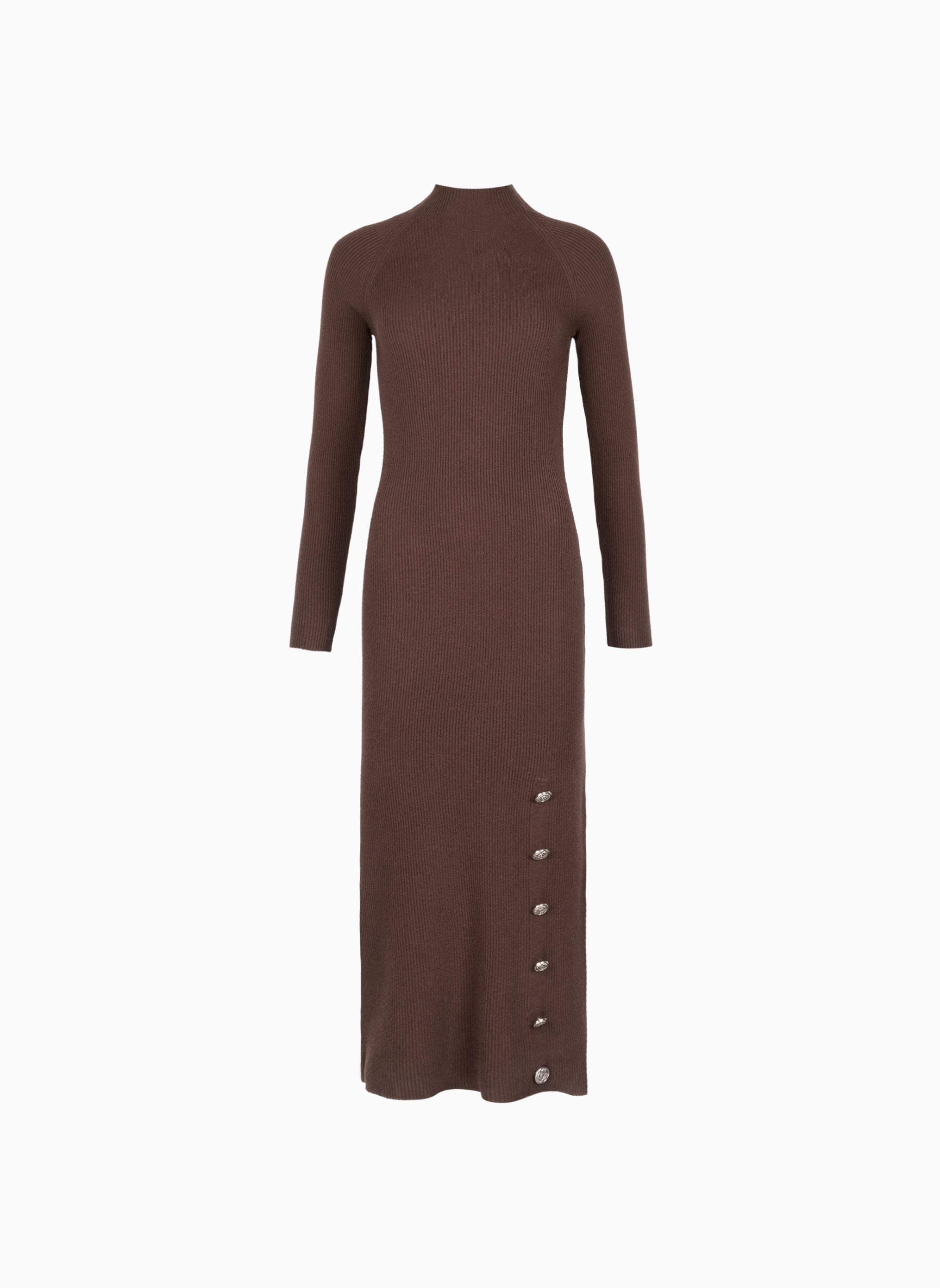 NIRMALA MIDI DRESS chocolate