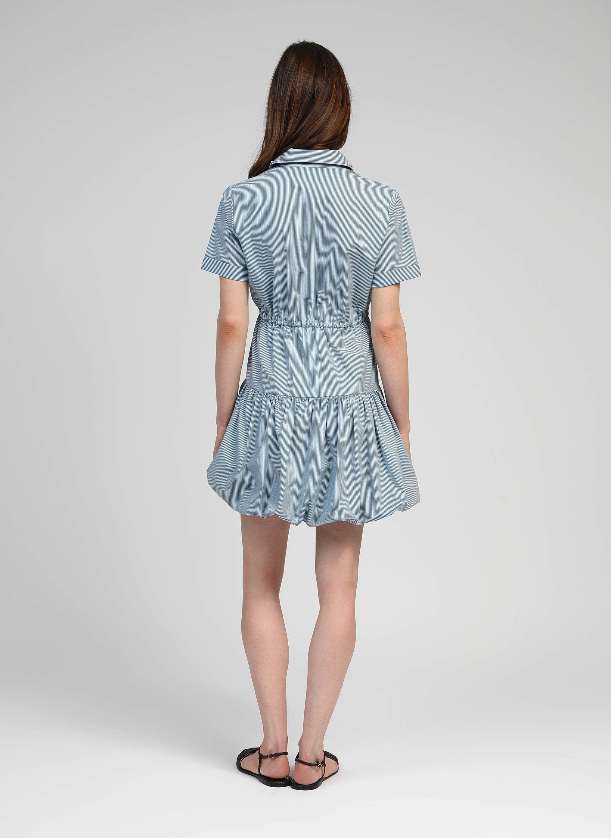 VESTIDO CORTO DE RAYAS OASIA