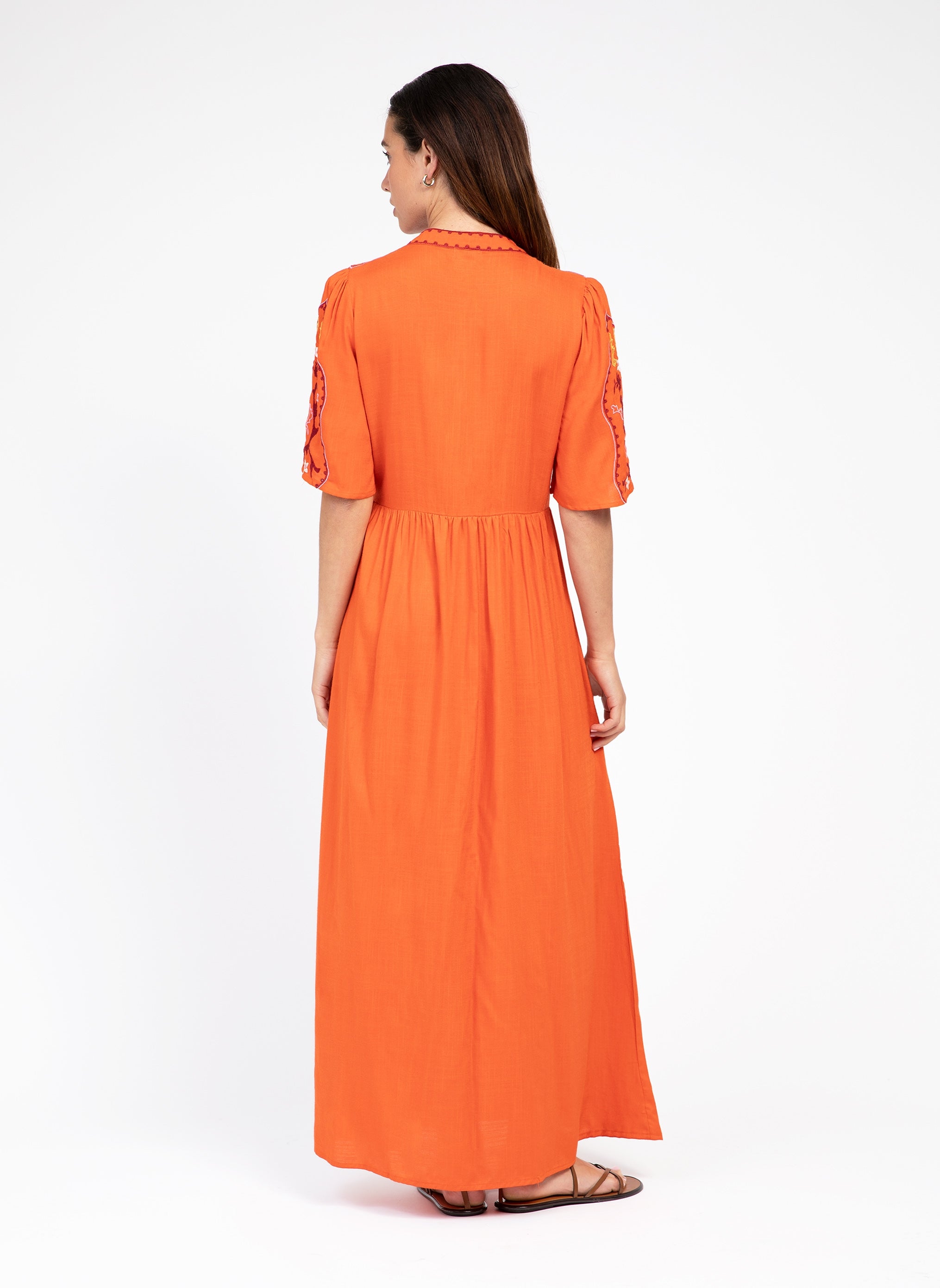 OBEMY LONG DRESS orange