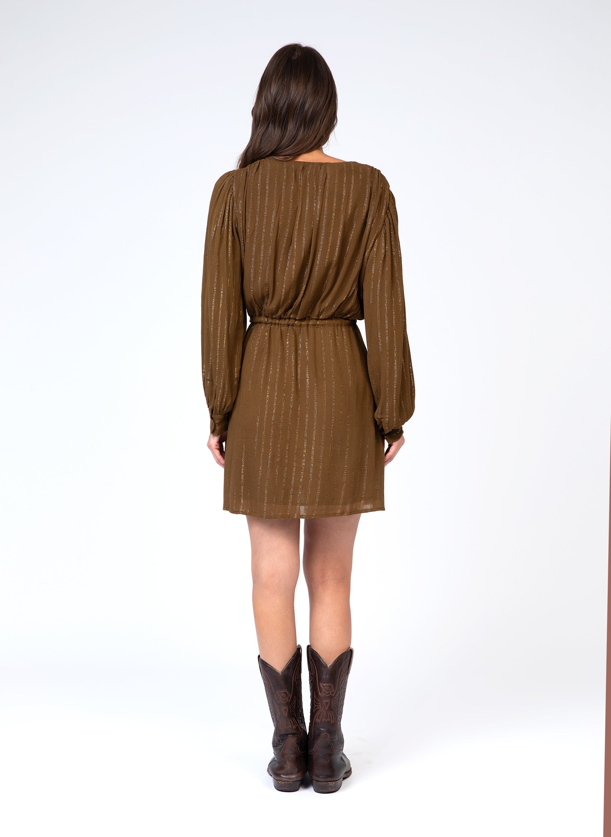 OCEA SHORT DRESS olive