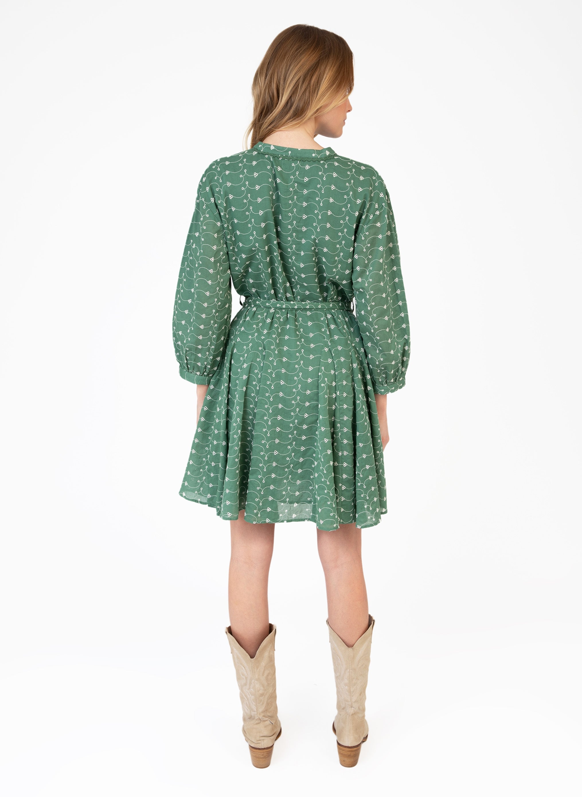 ODREANY SHORT DRESS green