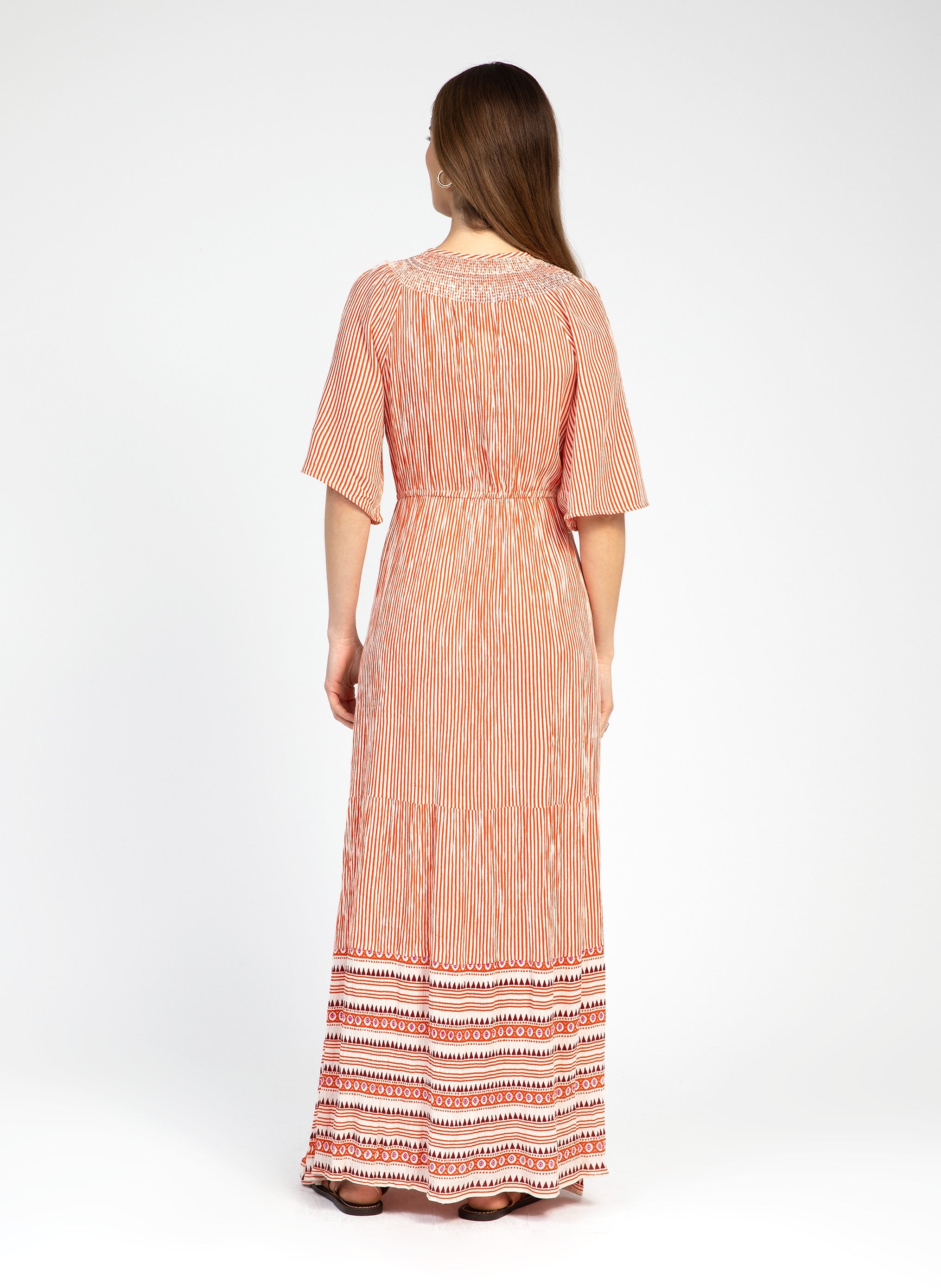 OFELIA LONG DRESS orange
