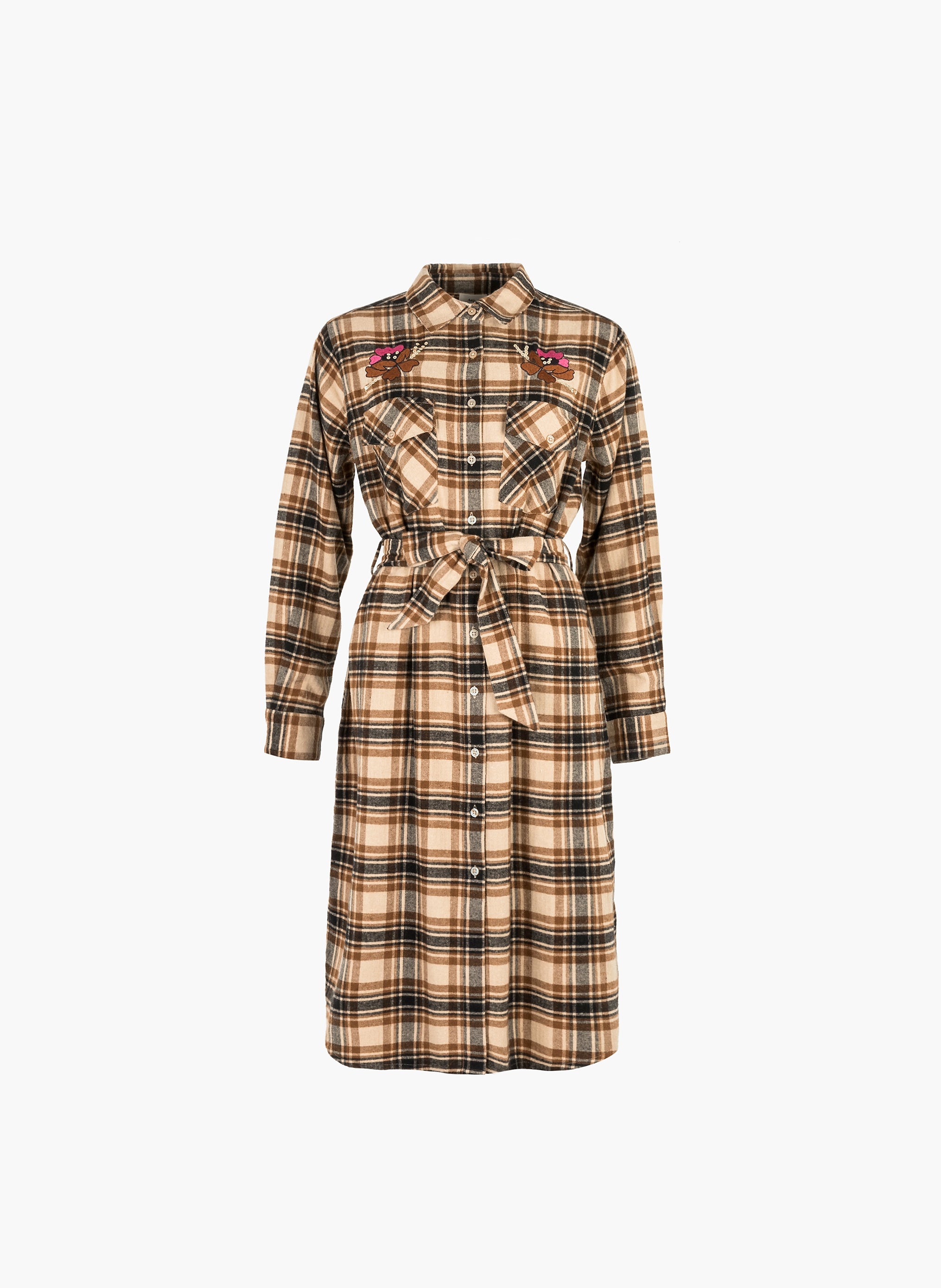 ROBE LONG OKSANE caramel