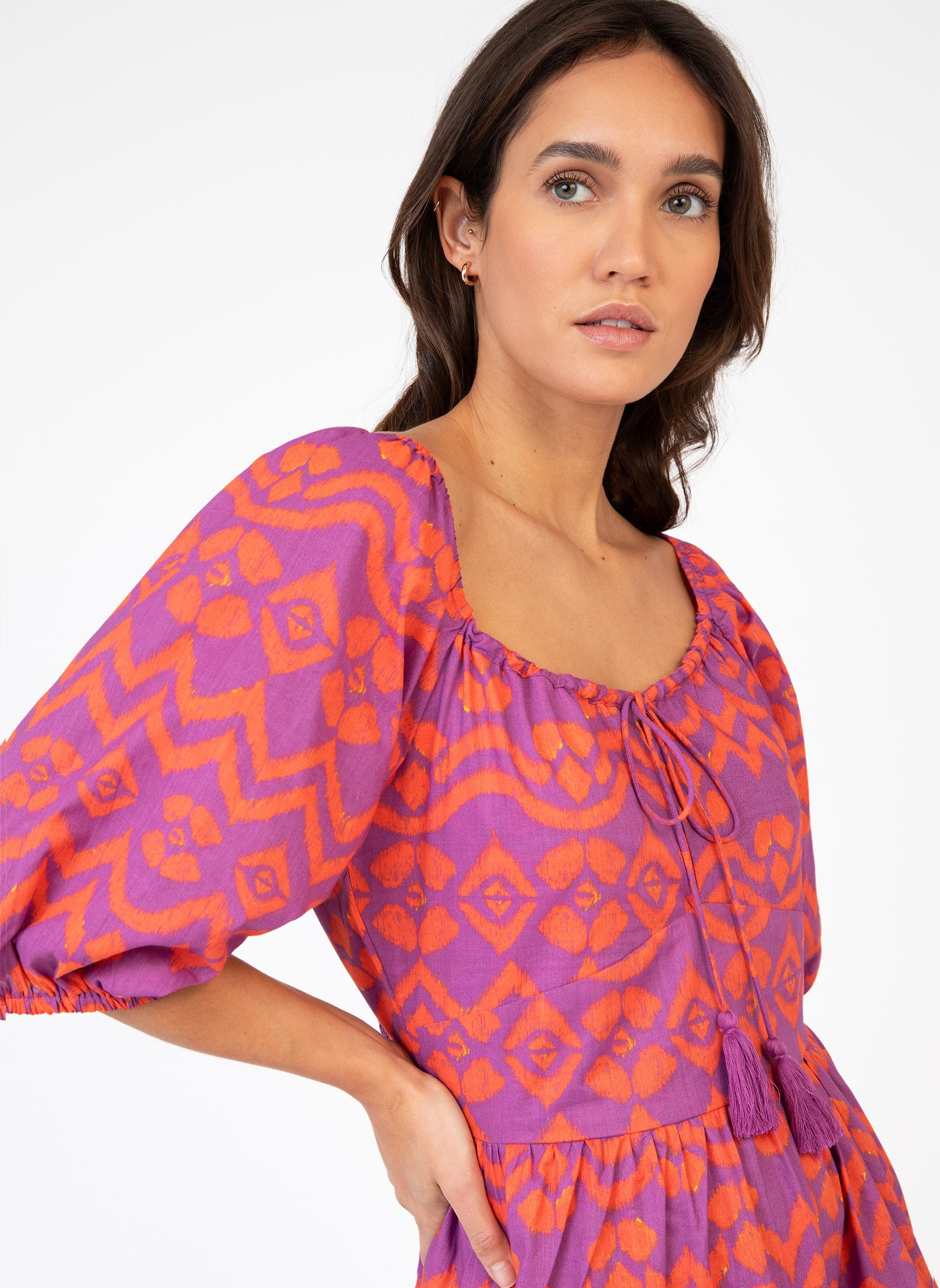 VESTIDO CORTO OLAVIE icarie orchid