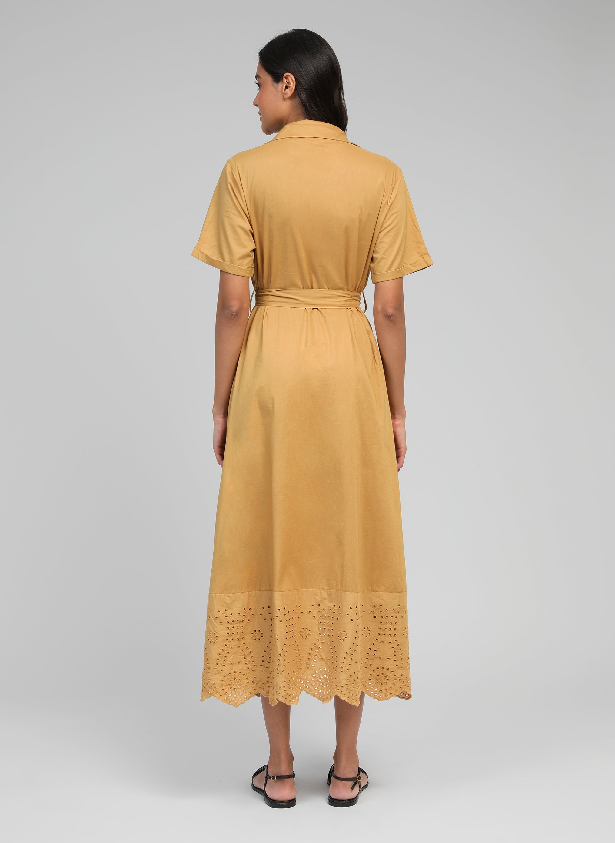OLIVINE gold LONG DRESS