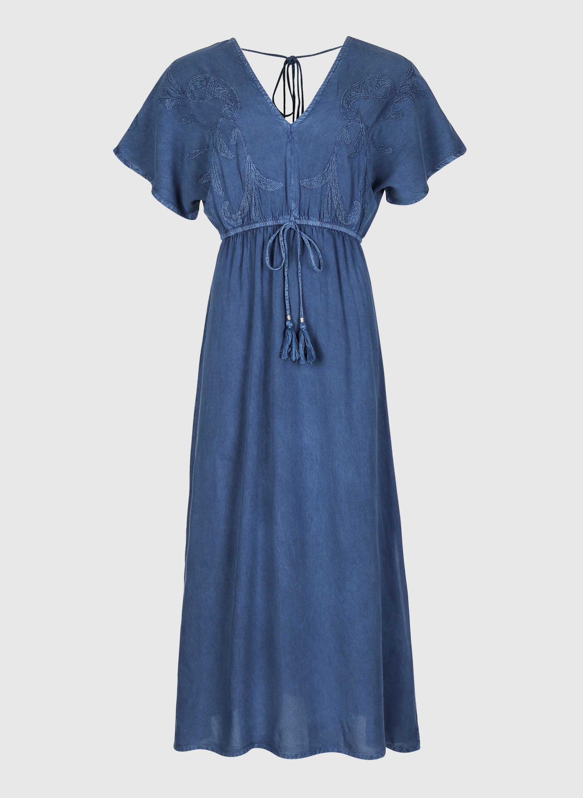 OMALYNA MIDI DRESS indigo