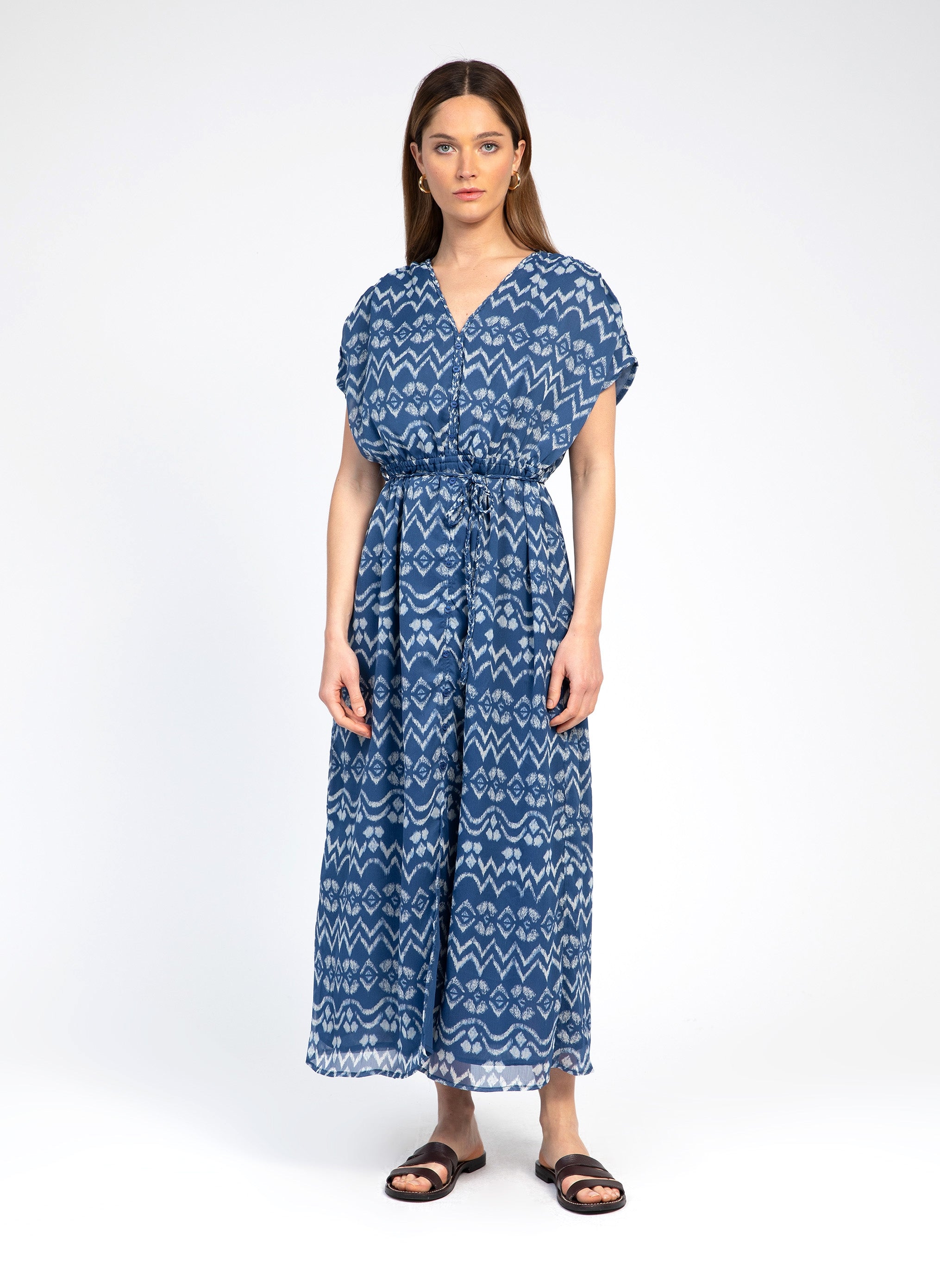 ONEZYME LONG DRESS icarie blue