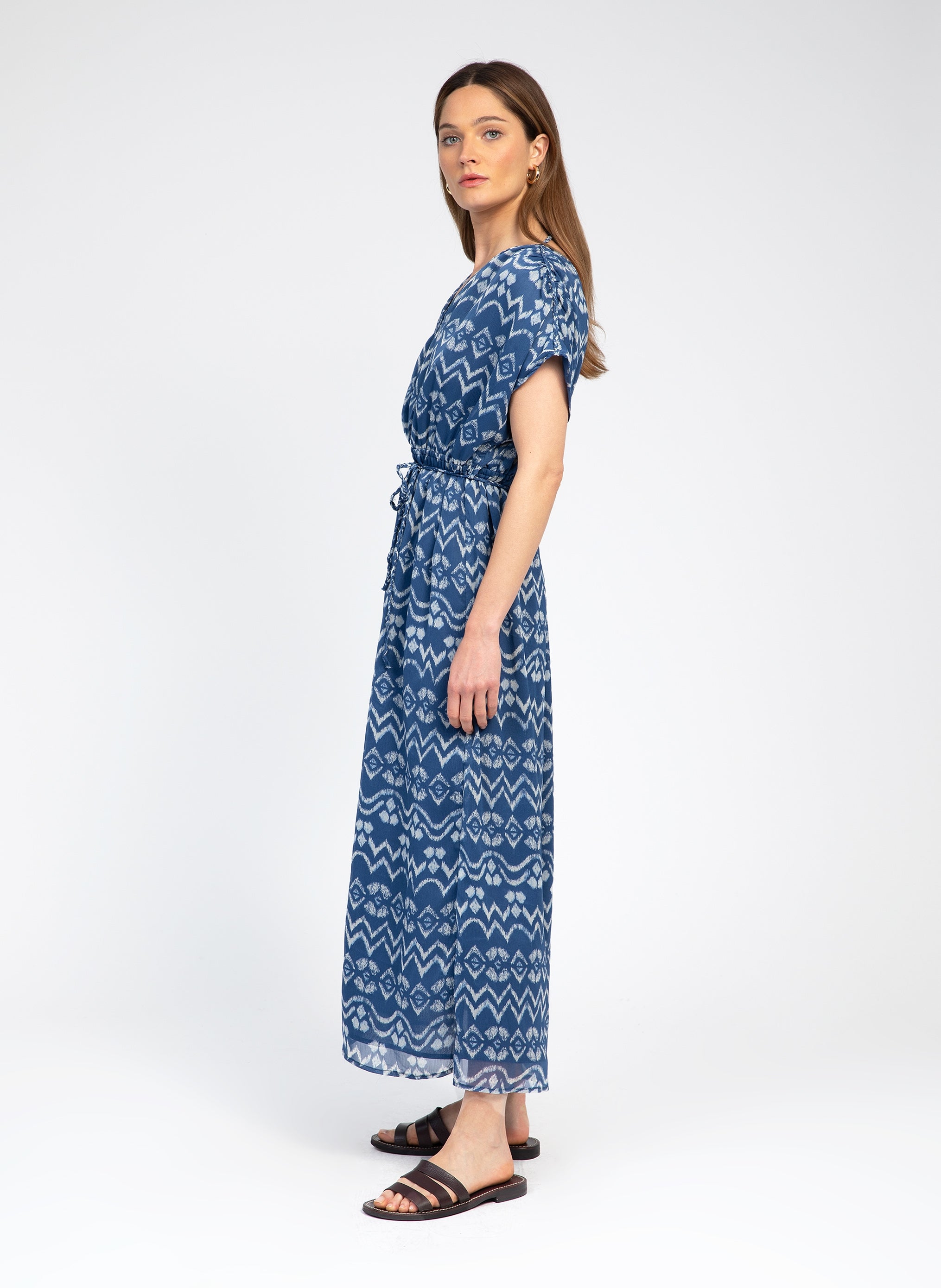 ONEZYME LONG DRESS icarie blue