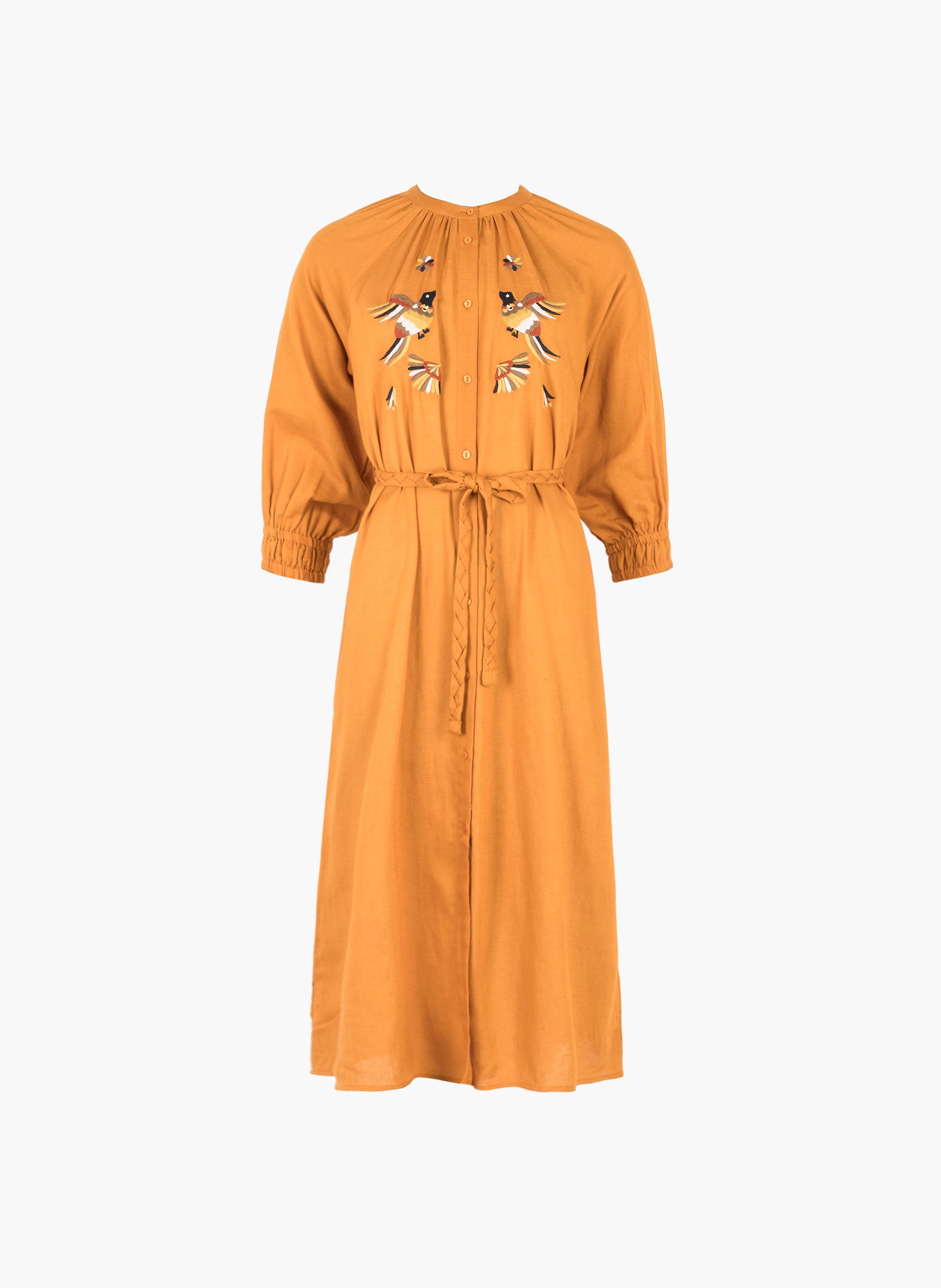 VESTIDO ONORYA MIDI miel