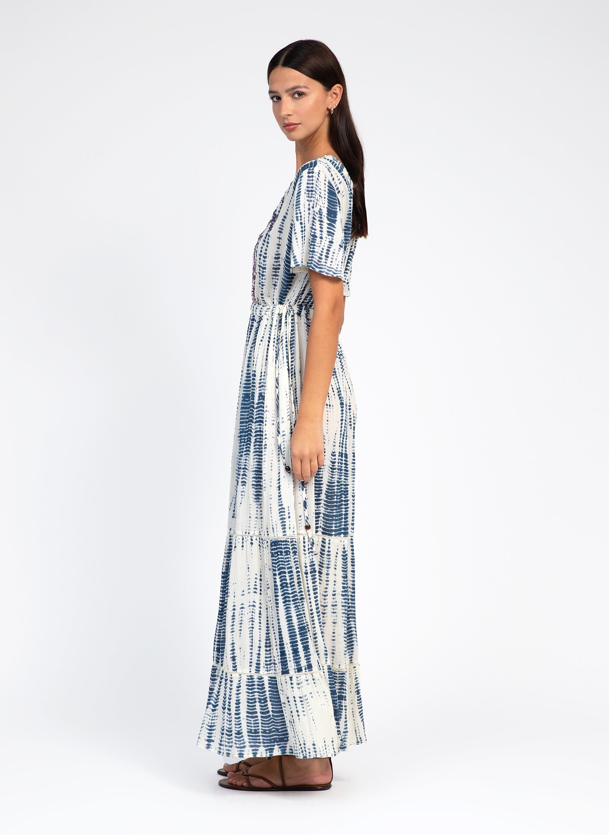 ROBE LONGUE ONY bleu