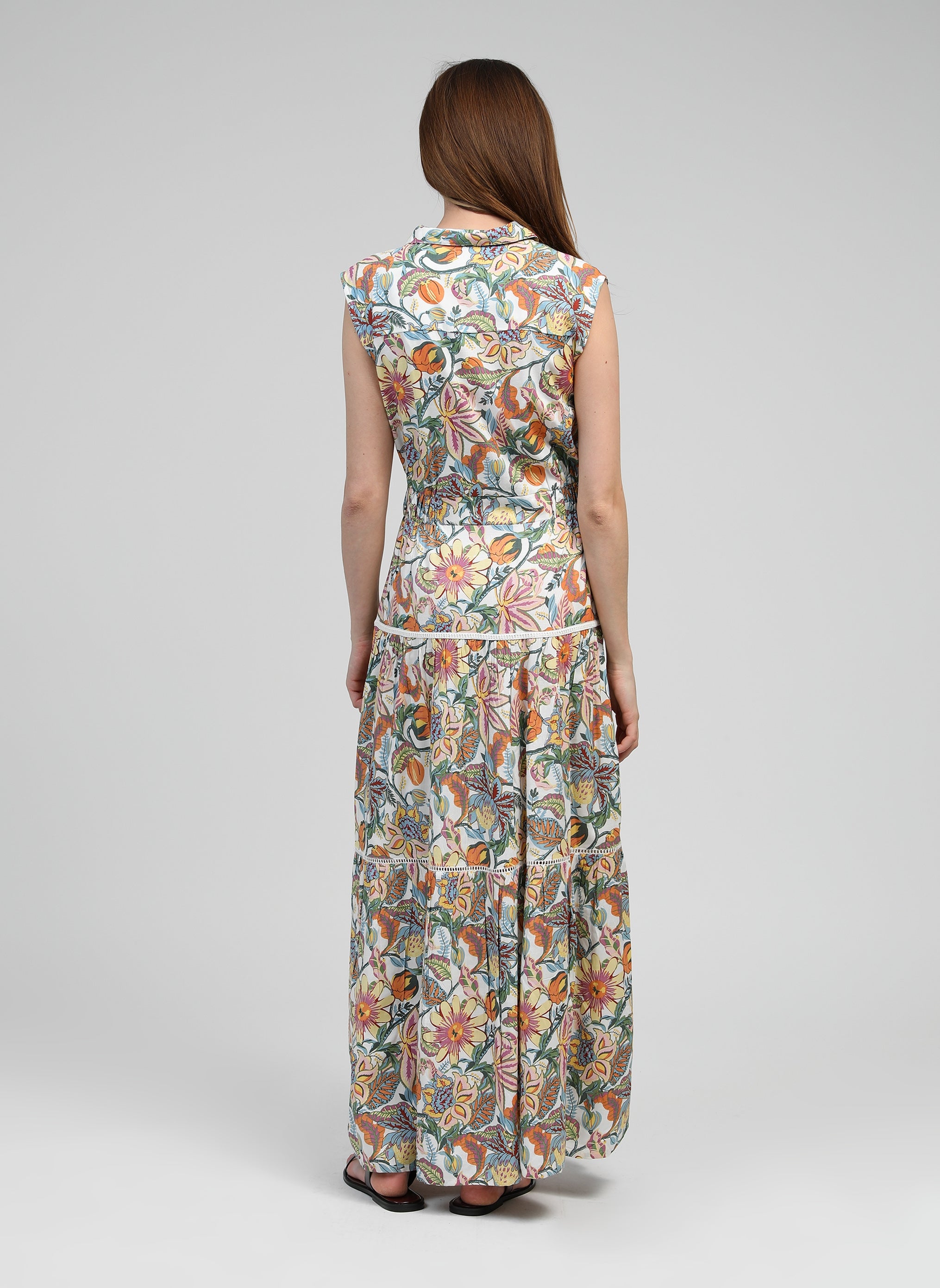 ROBE LONGUE OPAVIA felicity ecru