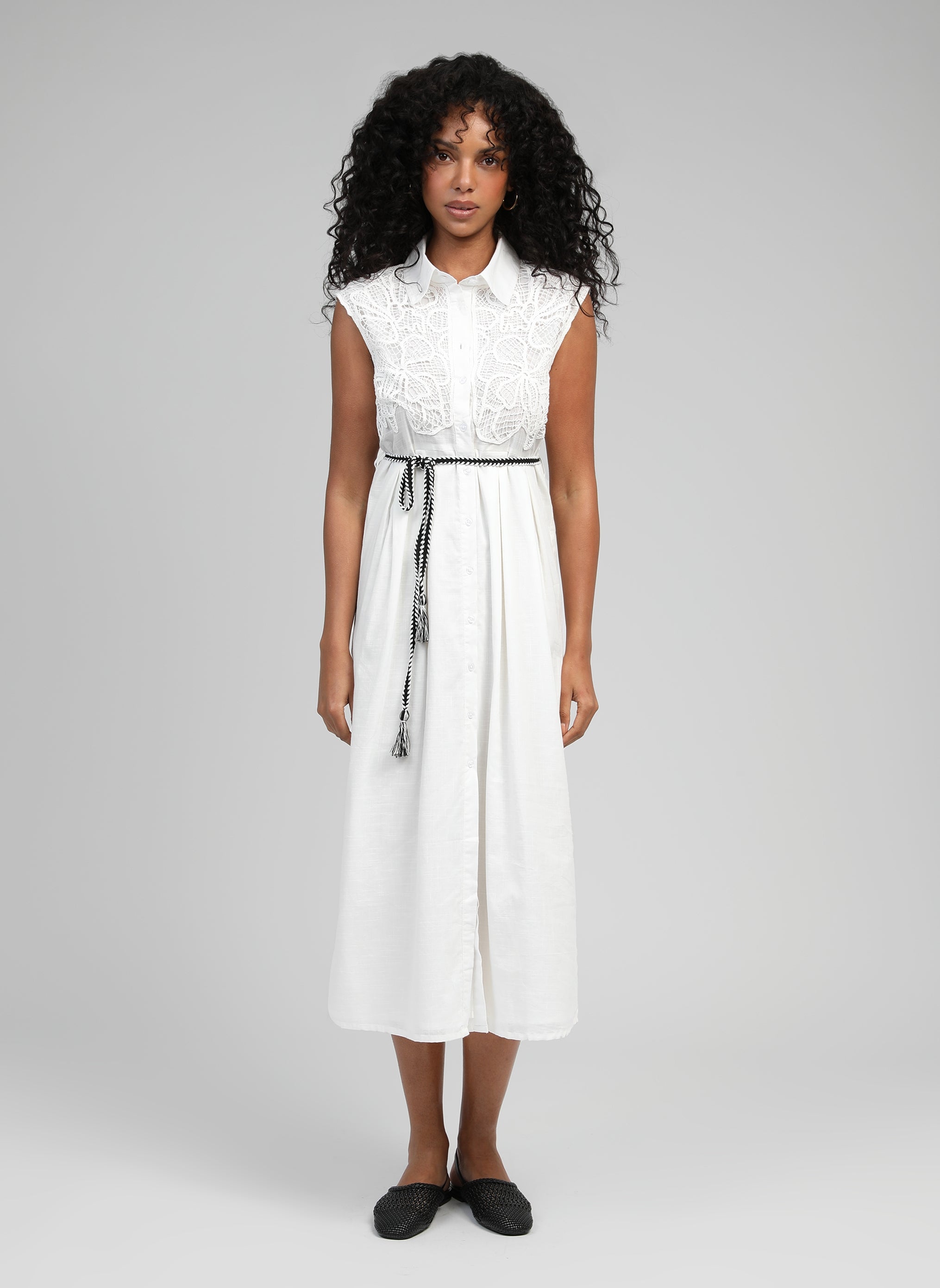 ROBE LONGUE ORENIA blanc