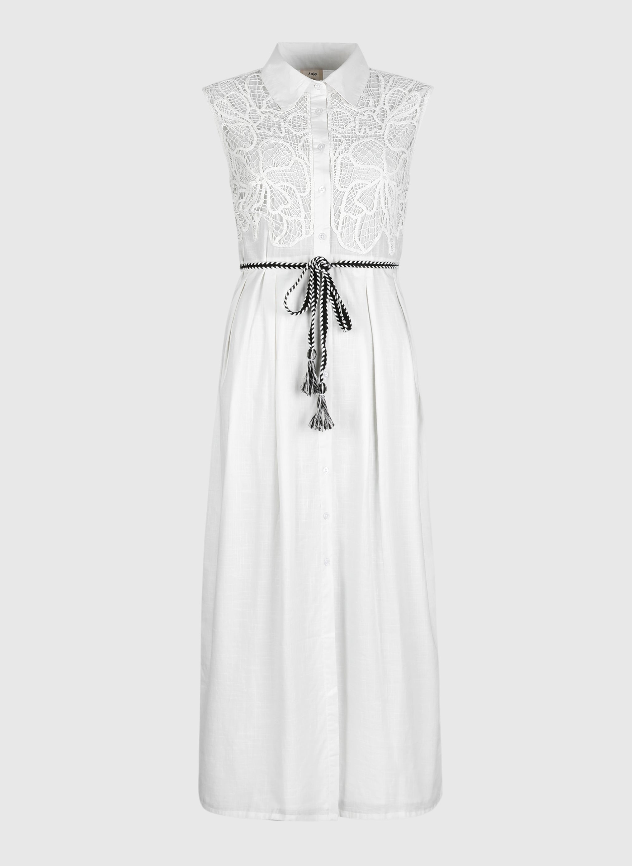 ROBE LONGUE ORENIA blanc