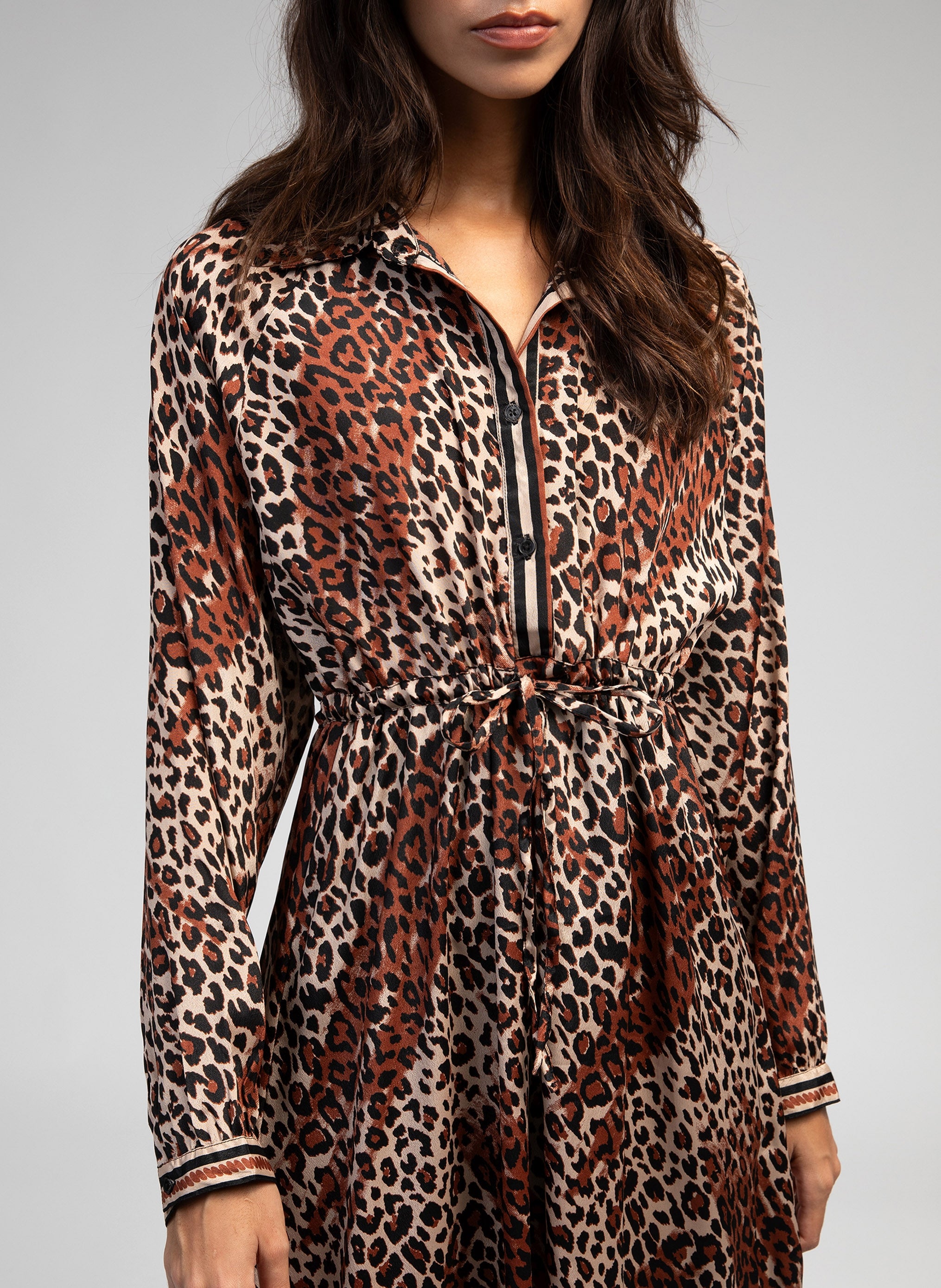 ROBE LONGUE OSALLY felo chocolat