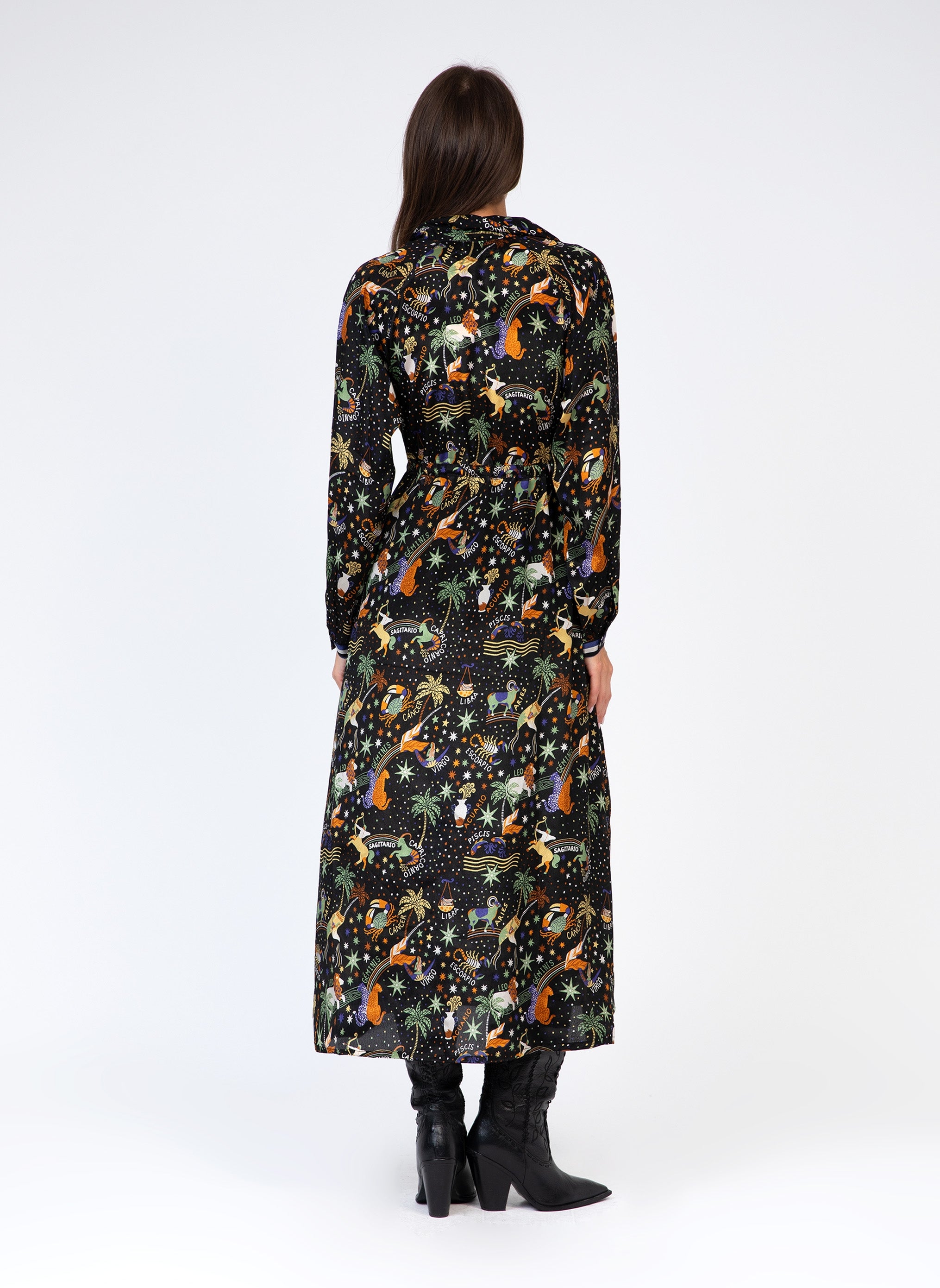 ROBE LONGUE OSALLY circa noir