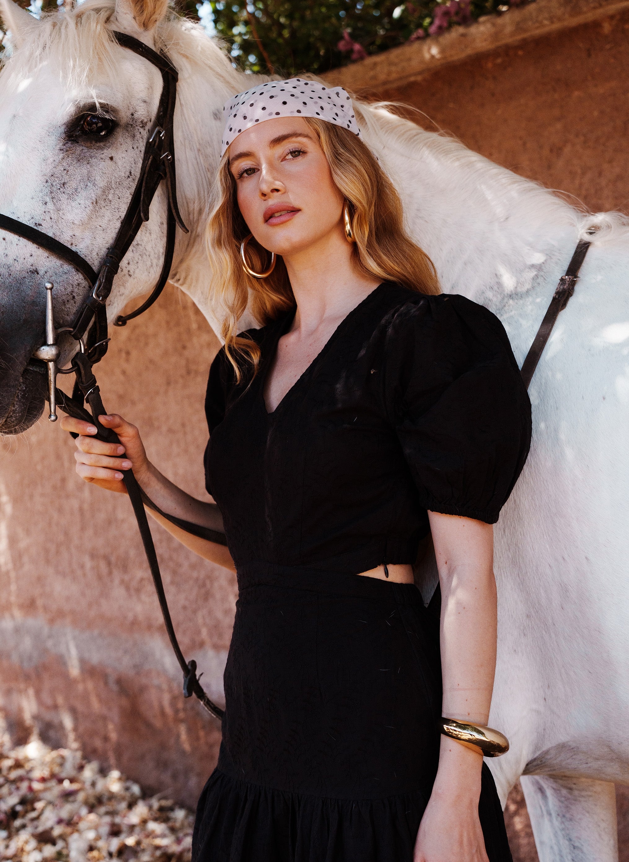 OSEILA MIDI DRESS black