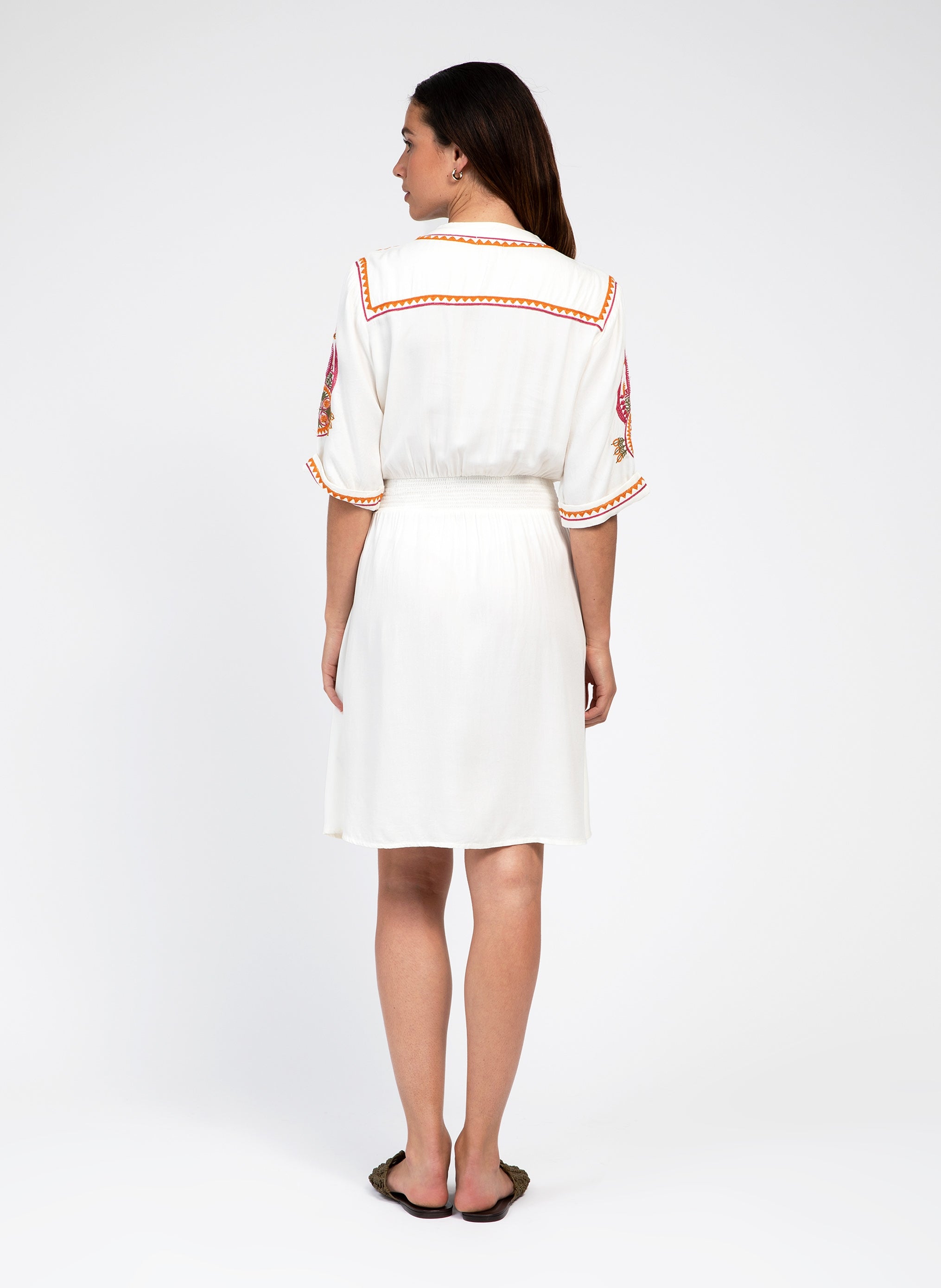 VESTIDO CORTO OSSO crudo