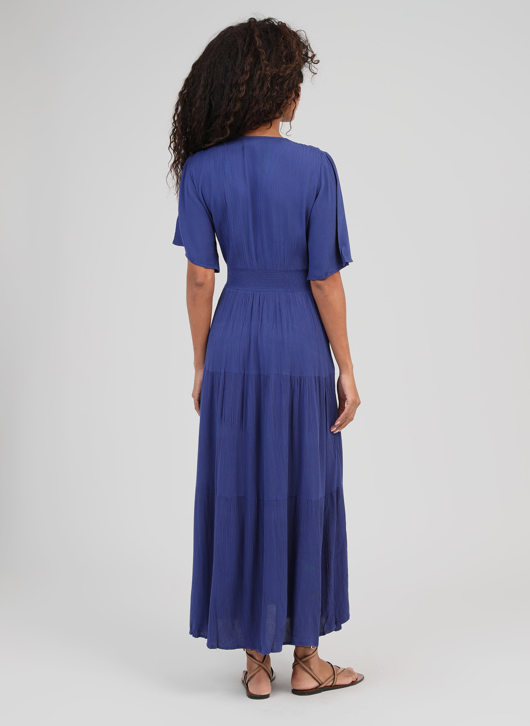 ROBE LONGUE OSUNCHALA bleu