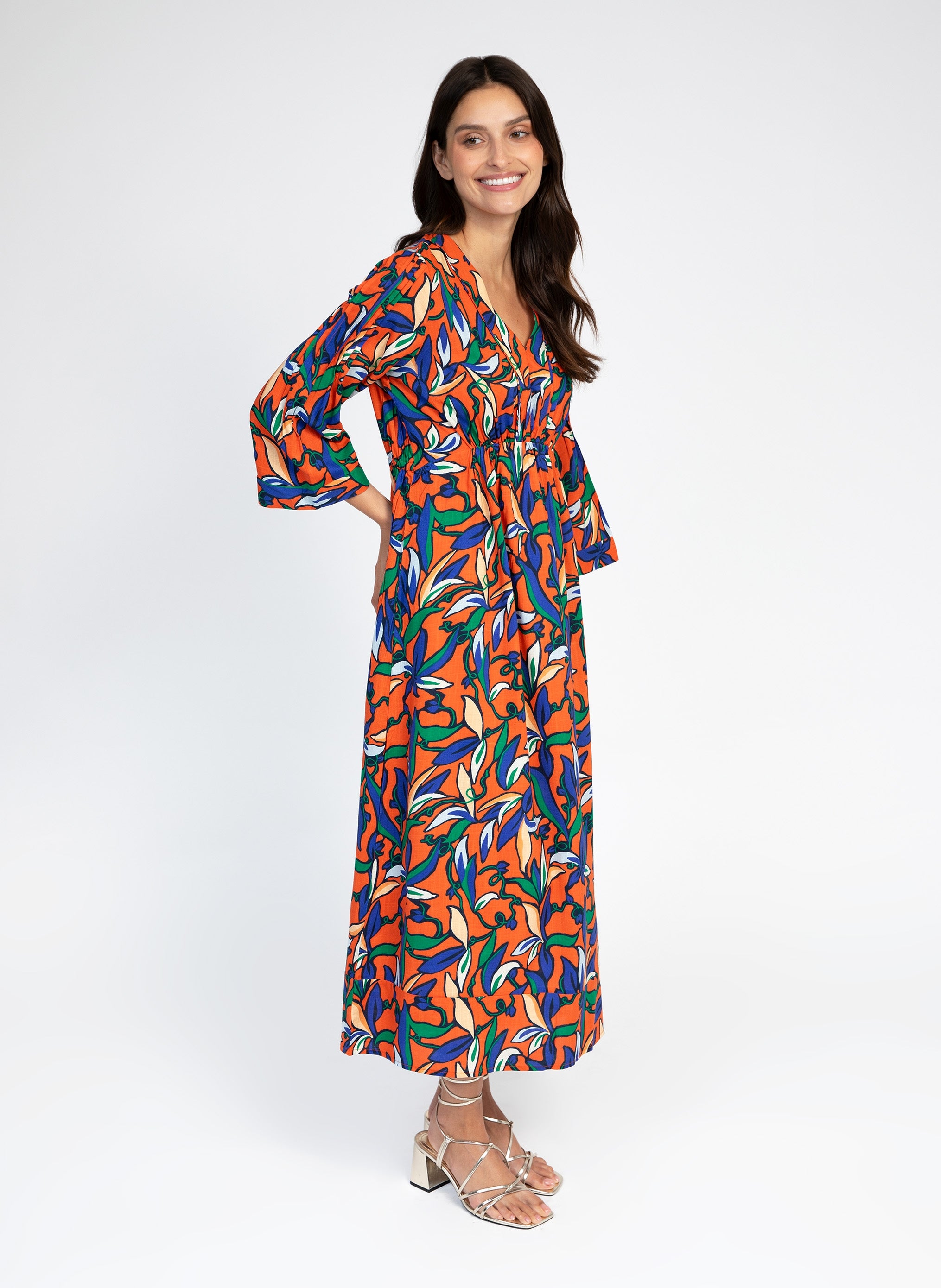 OTACHA LONG DRESS hazella orange