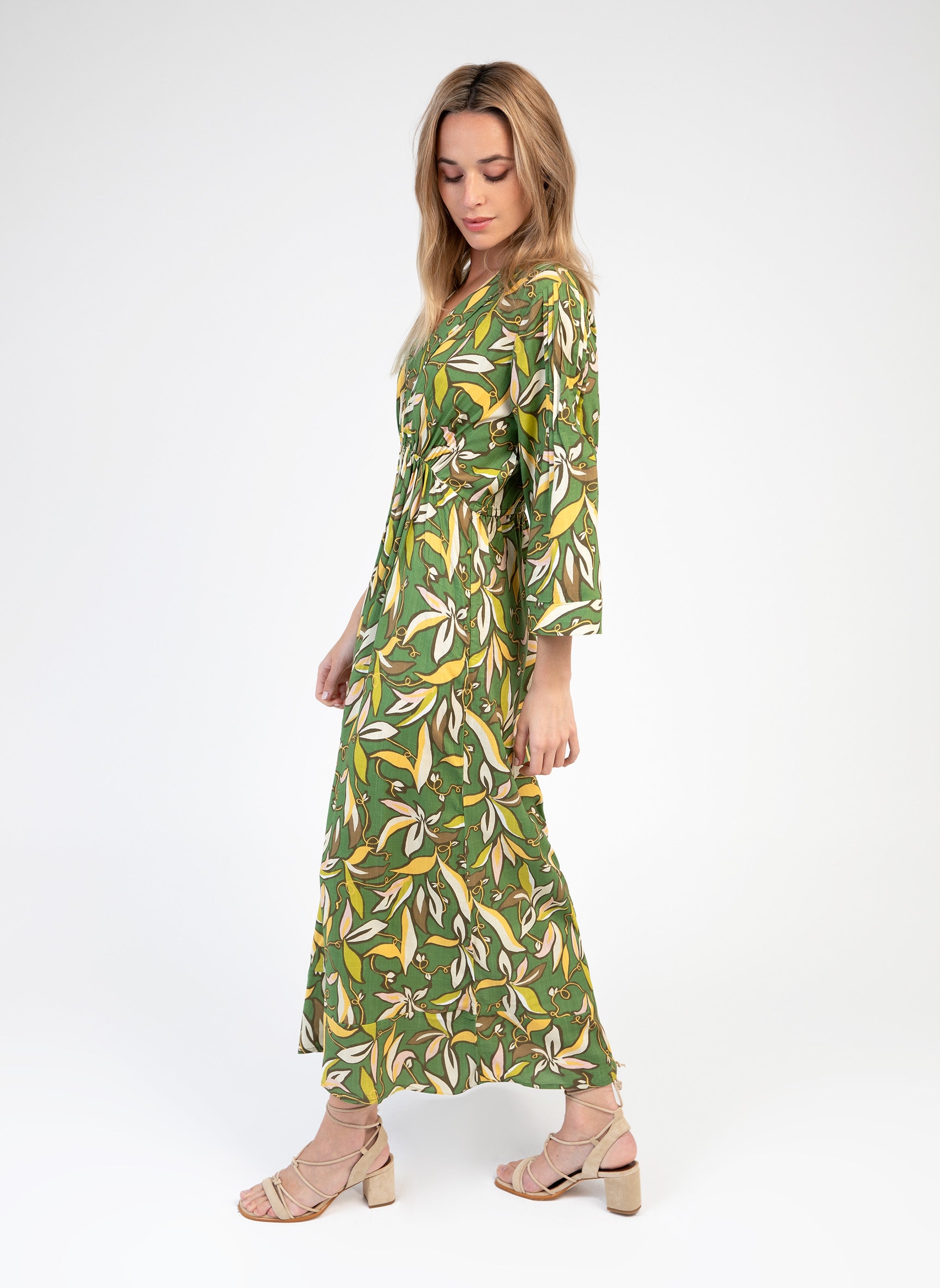 OTACHA LONG DRESS hazella olive