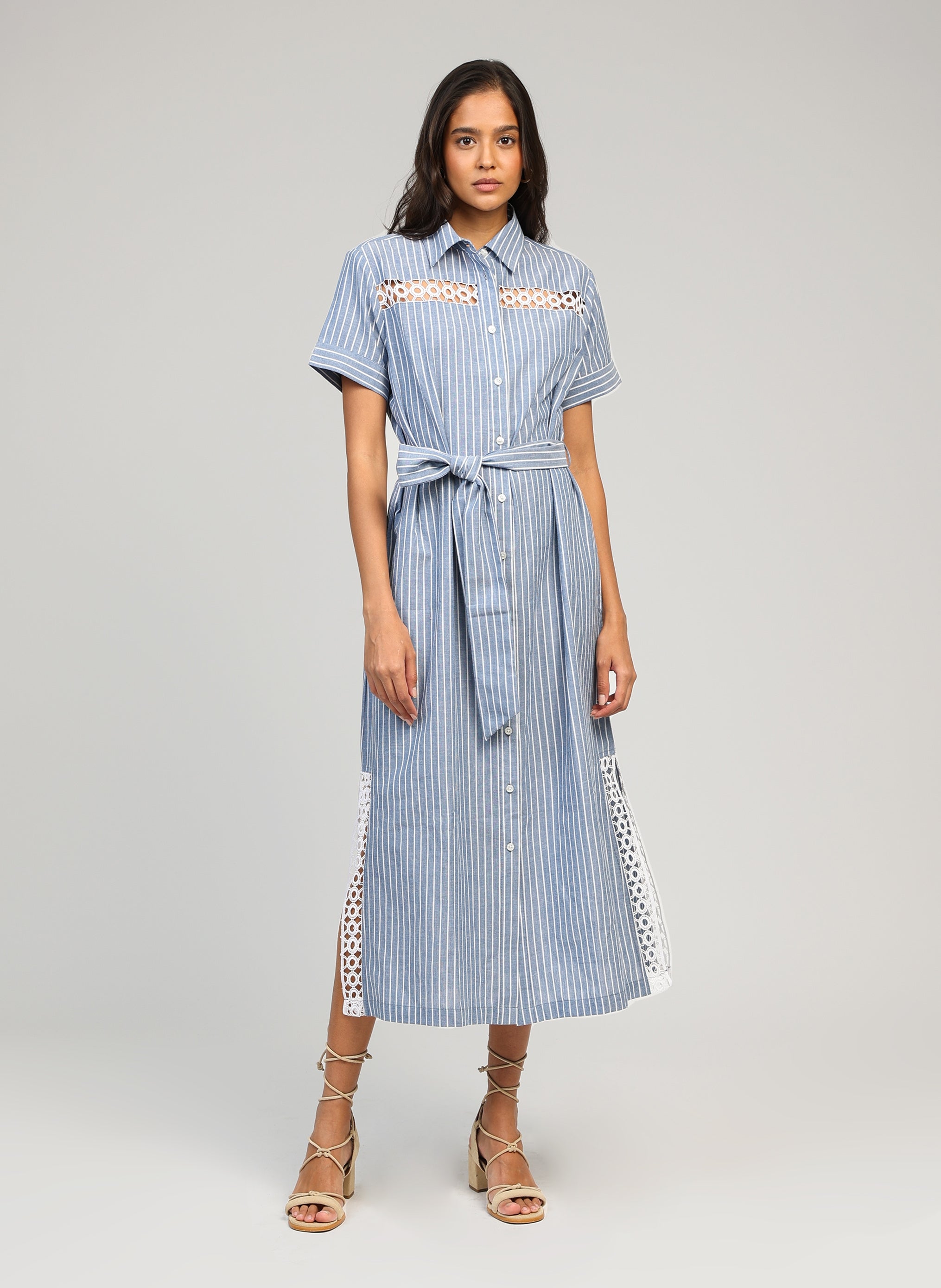 OTAIRA LONG DRESS blue