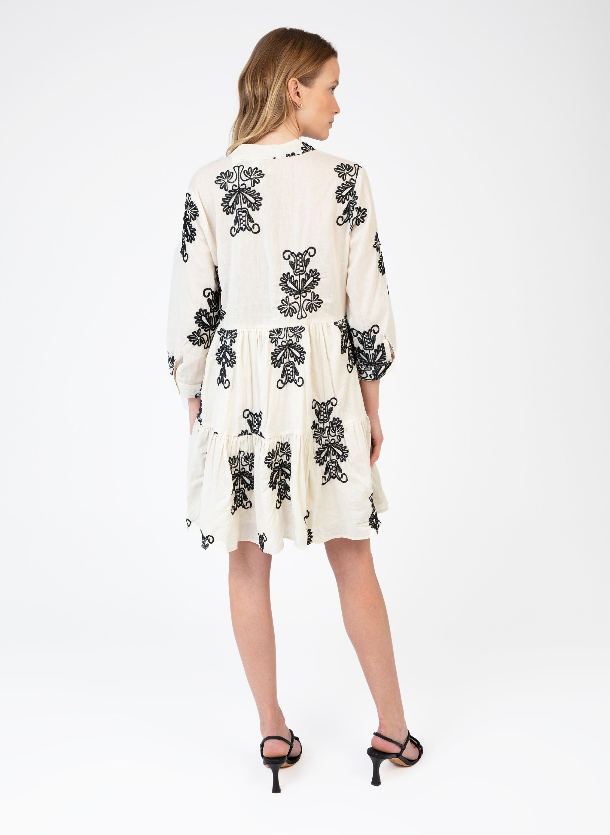 OVIANA SHORT DRESS ecru