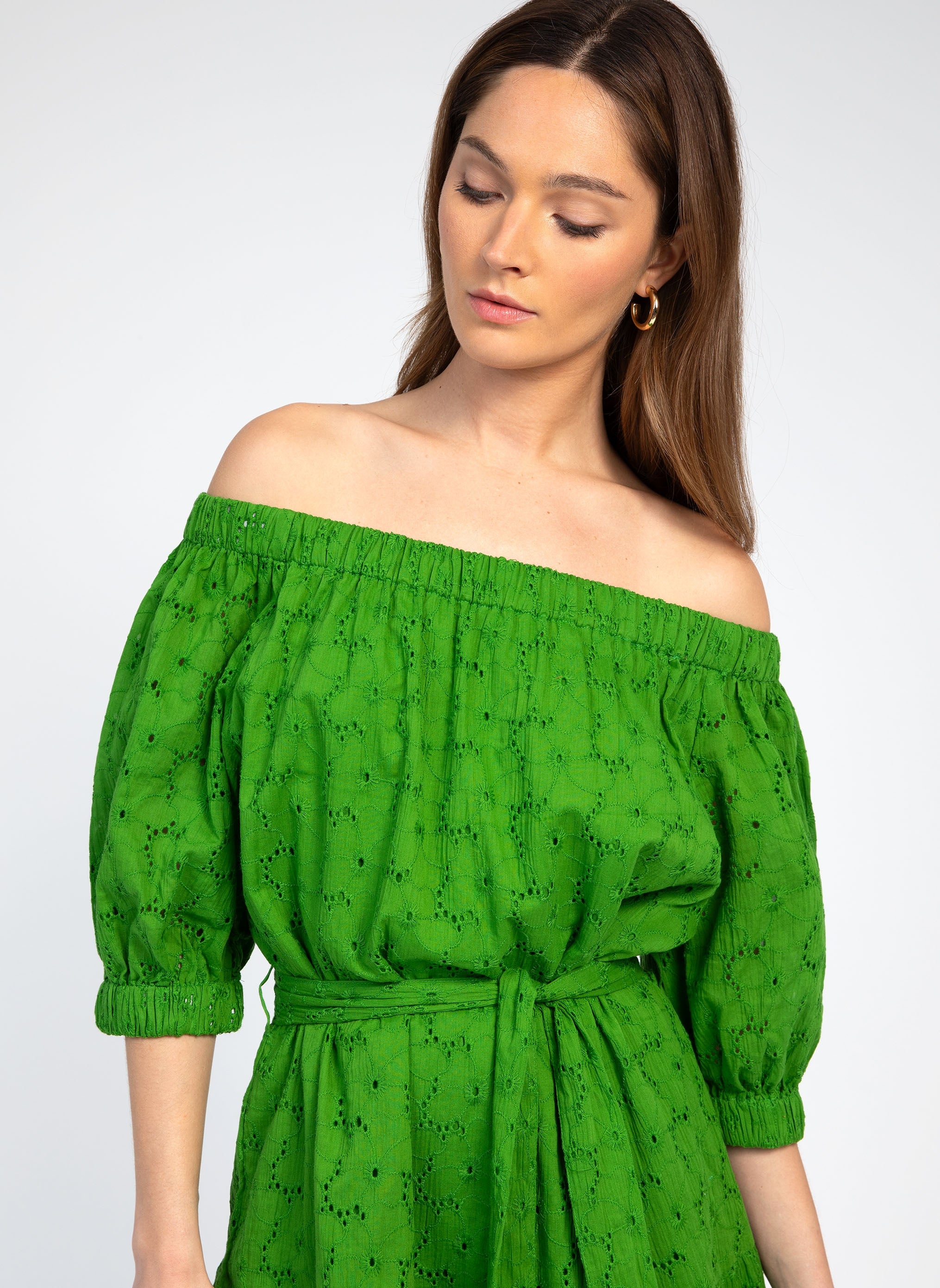 ROBE COURTE OVIANY vert