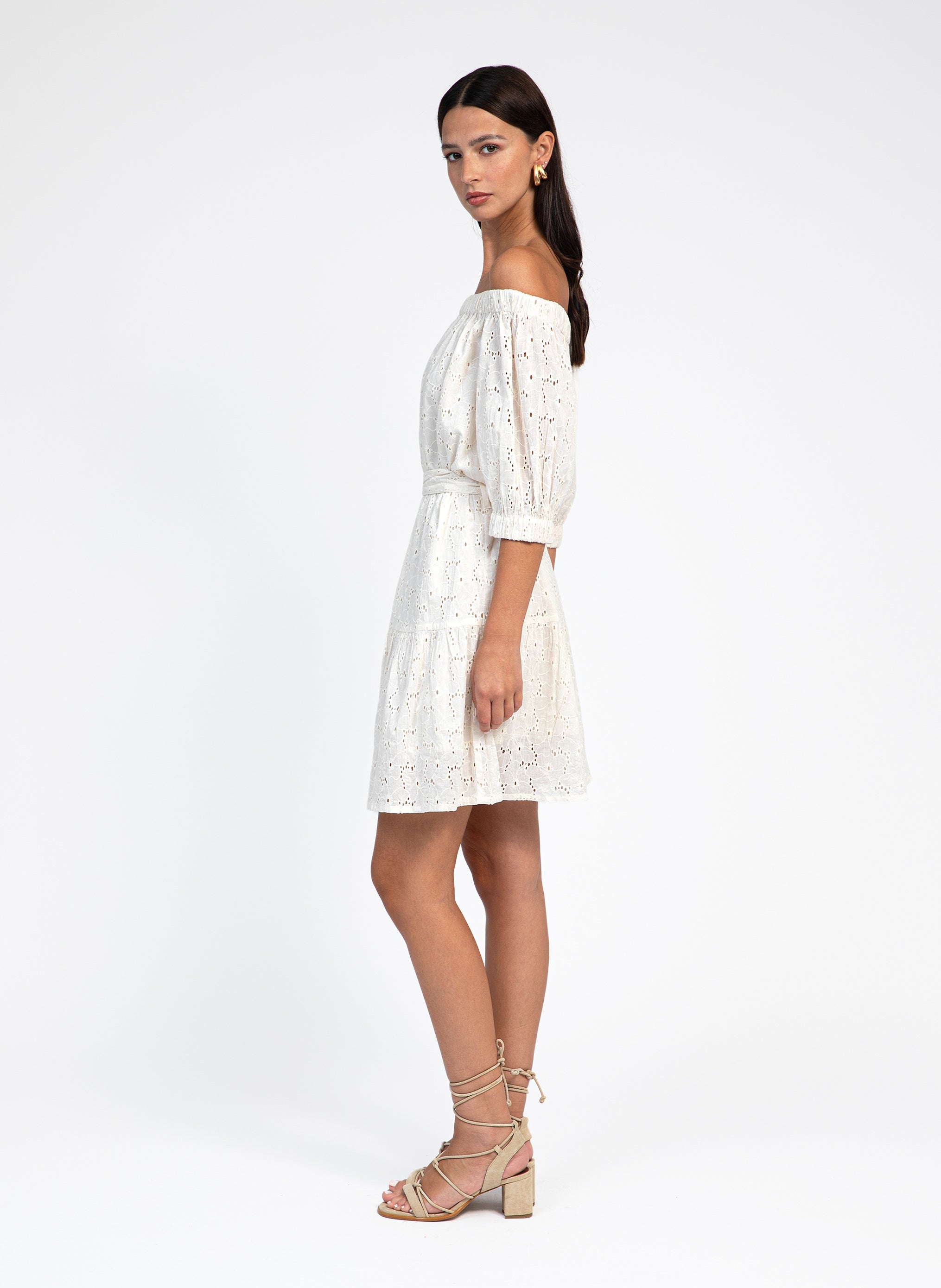 ROBE COURTE OVIANY ecru