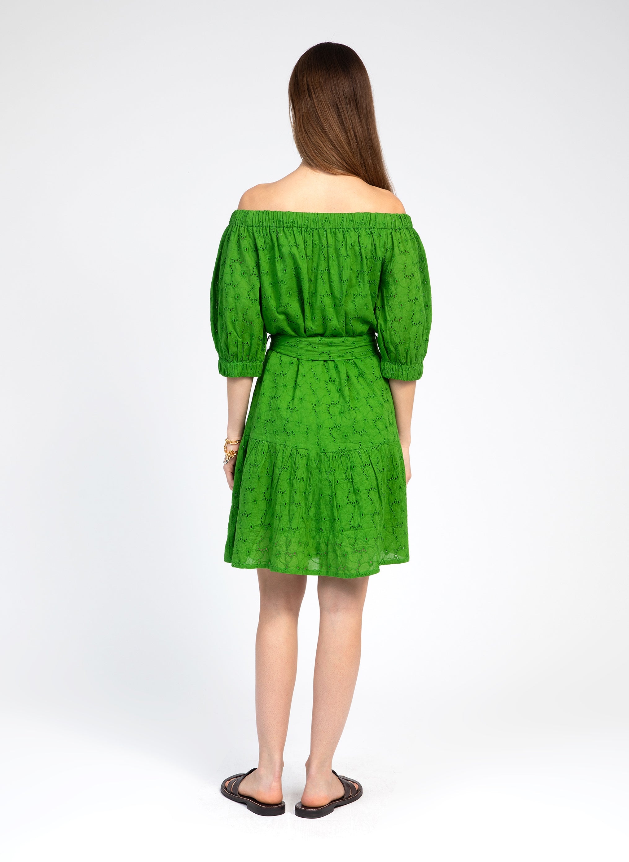 ROBE COURTE OVIANY vert