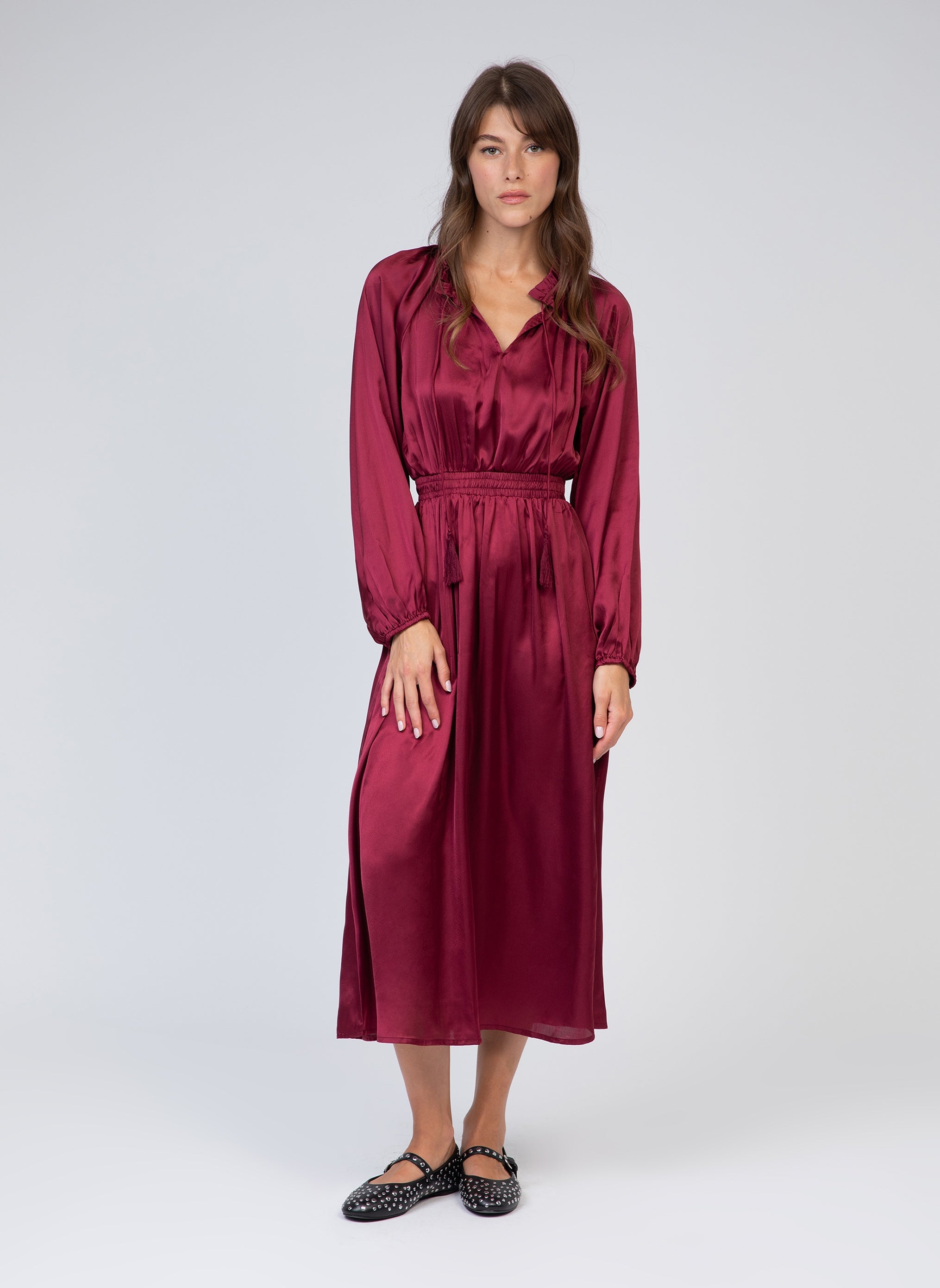 OXENCE LONG DRESS malaga