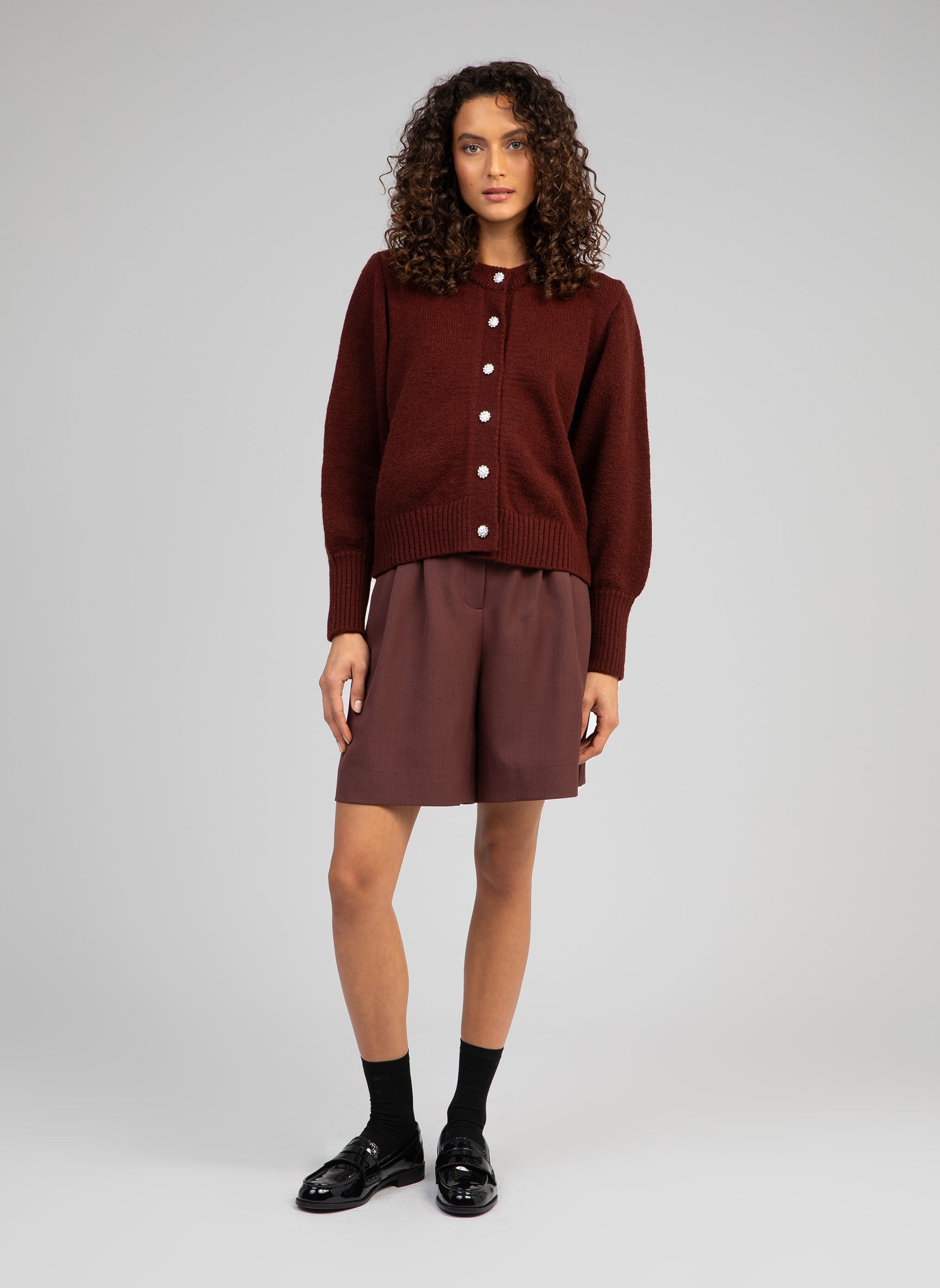 SHORT PALIO chocolat