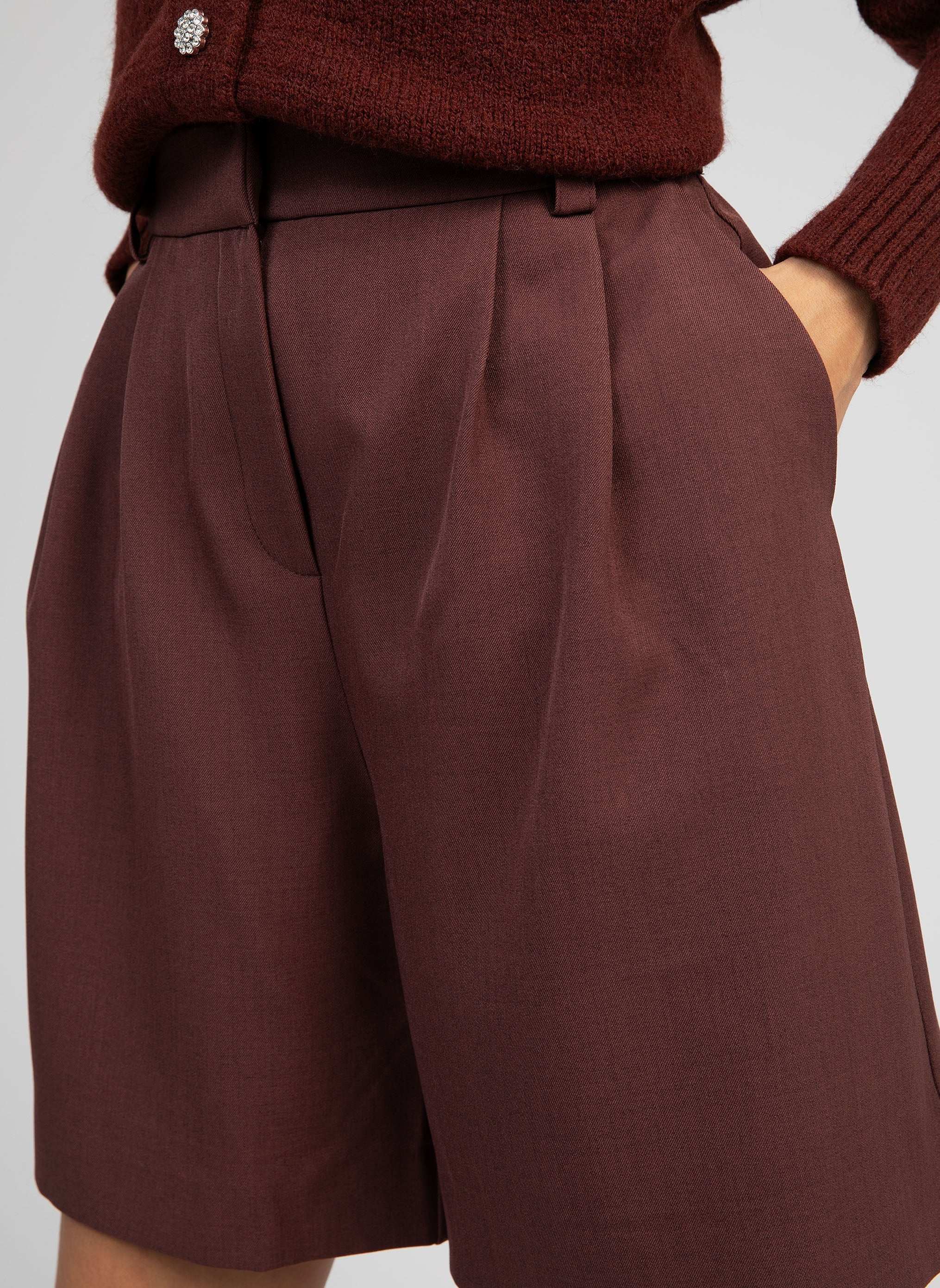 SHORT PALIO chocolat