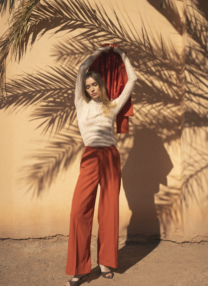 PANTALON PERLINO terracotta